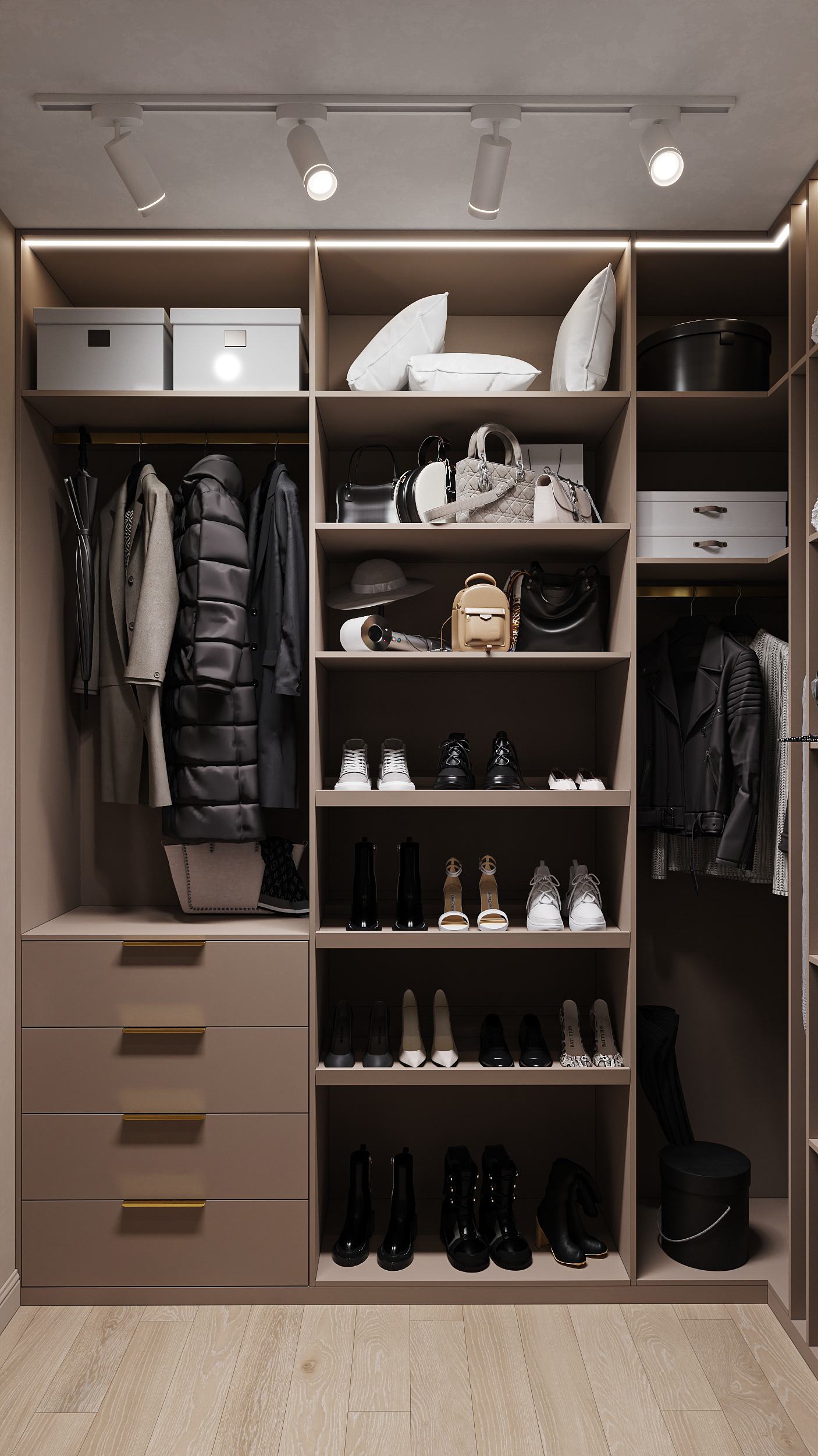 Квартира в карамельно - кофейной гамме  в ЖК HOLMS RESIDENCE