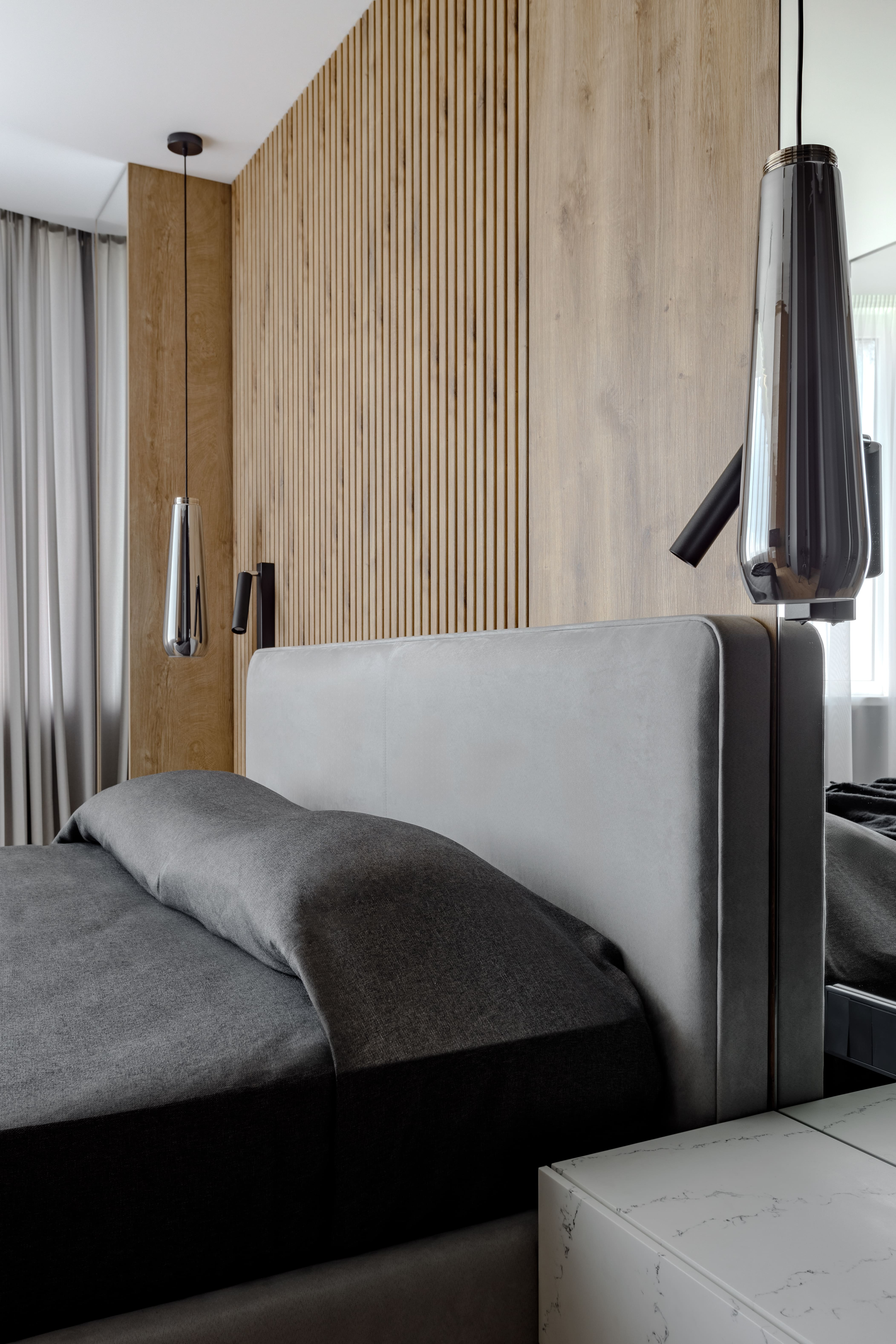 "Над облаками". Фотографии реализованного проекта квартиры 80 м2