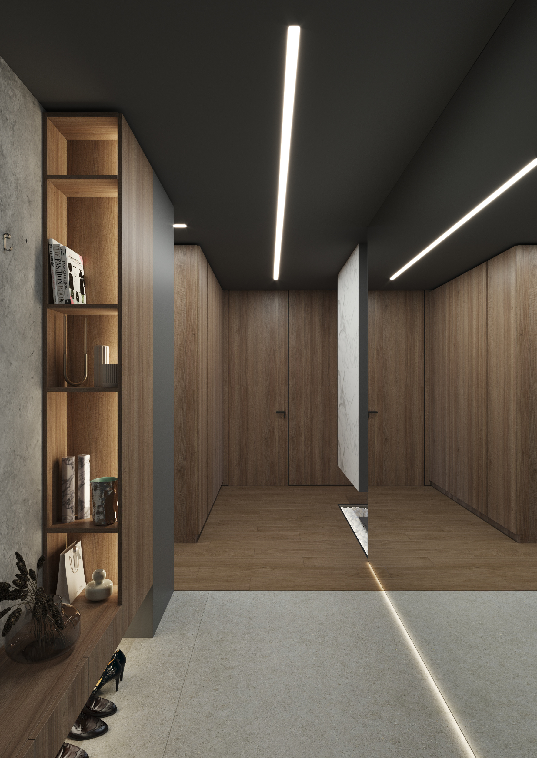 "Над облаками". Фотографии реализованного проекта квартиры 80 м2