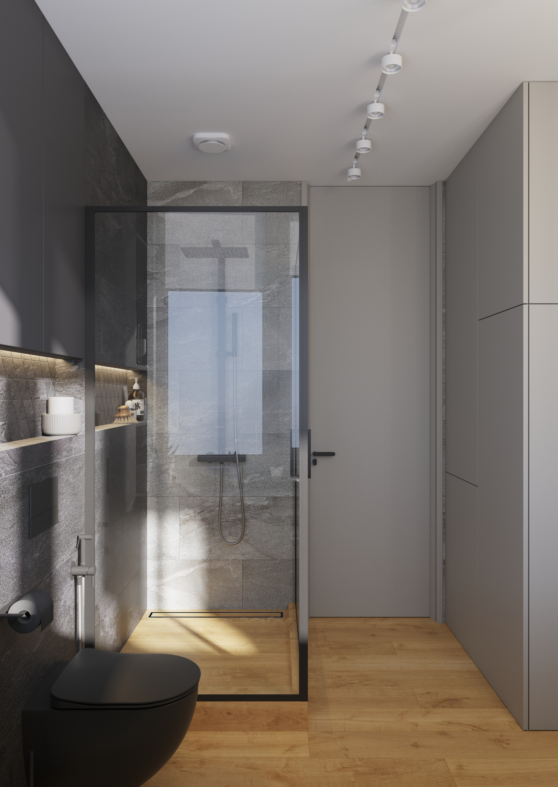 "Над облаками". Фотографии реализованного проекта квартиры 80 м2