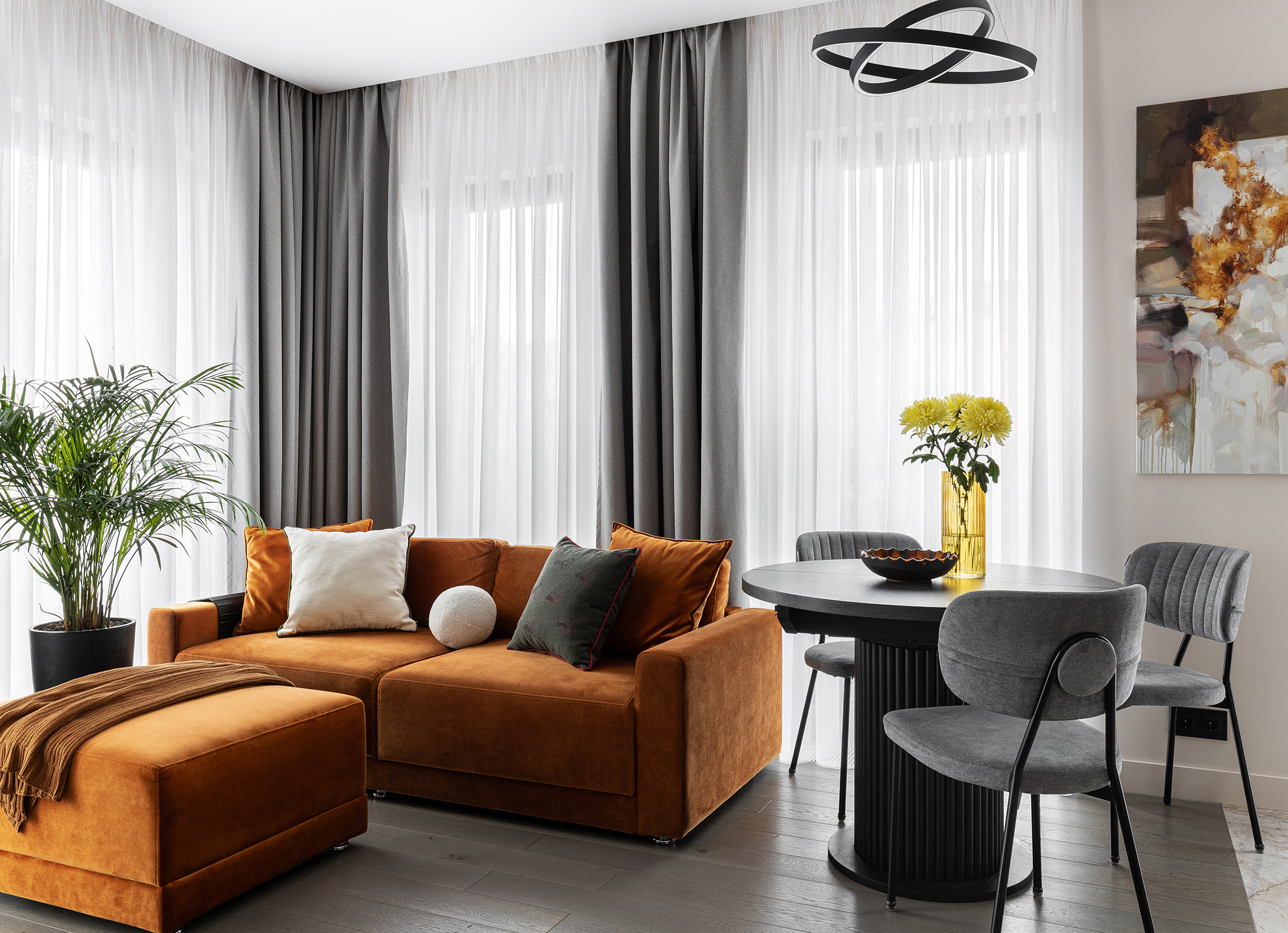 Обложка проекта: Современный с элементами Люкс |ЖК Din House