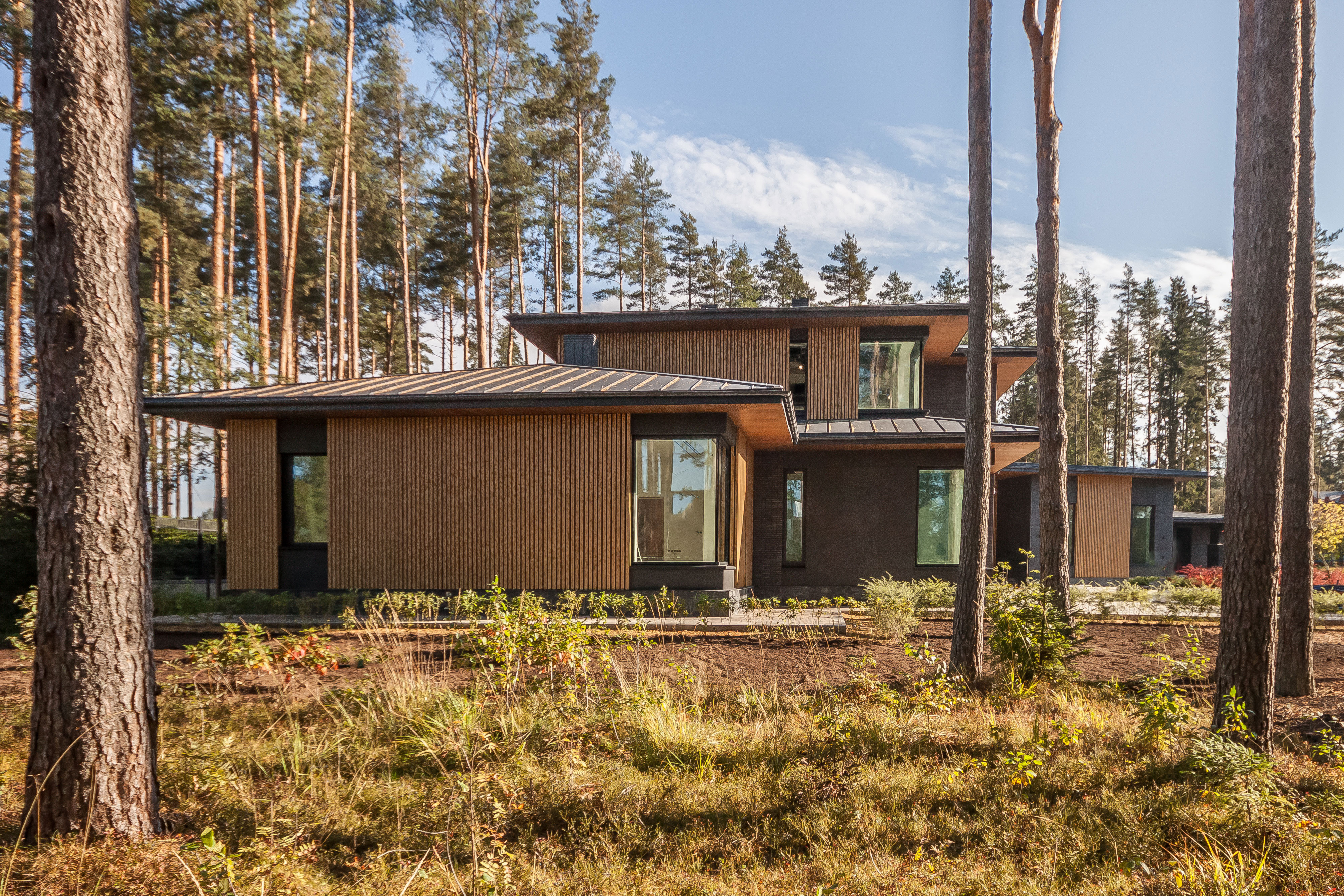 Вилла с беседкой в Охтинском Парке