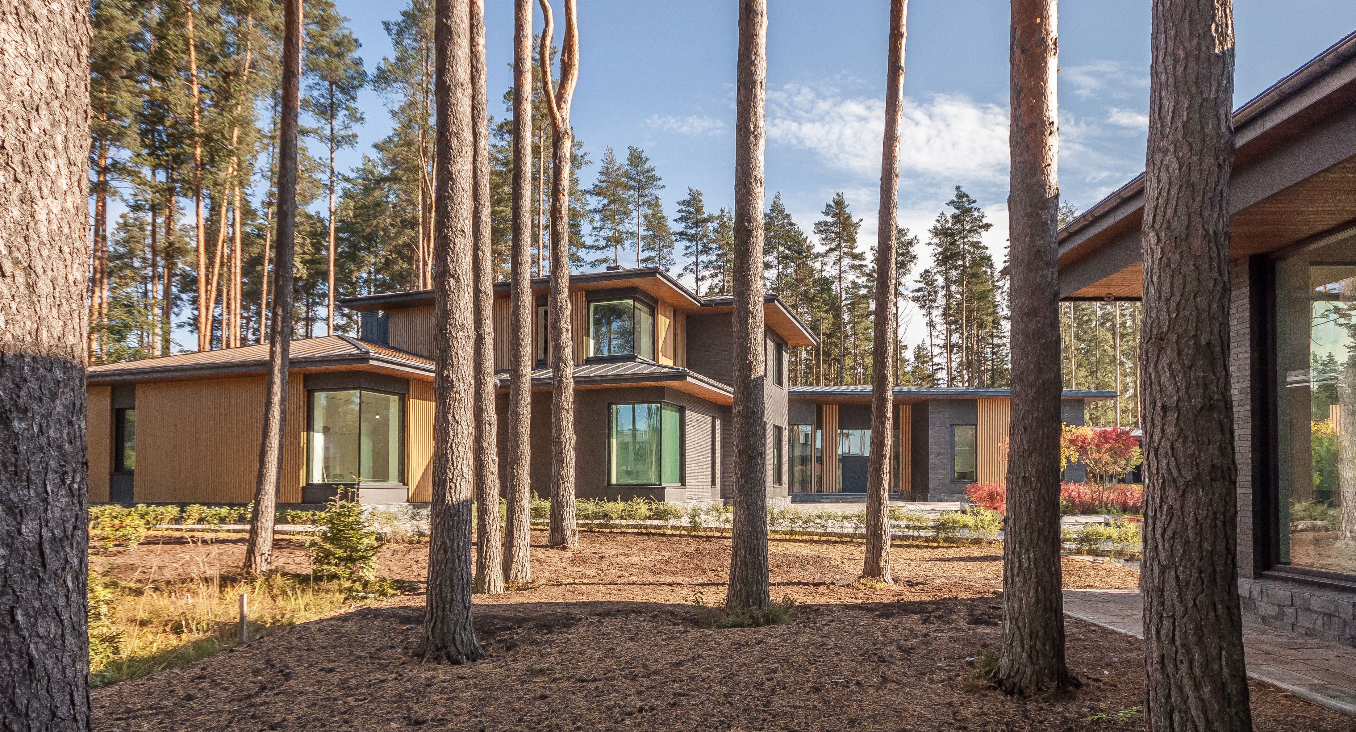 Вилла с беседкой в Охтинском Парке