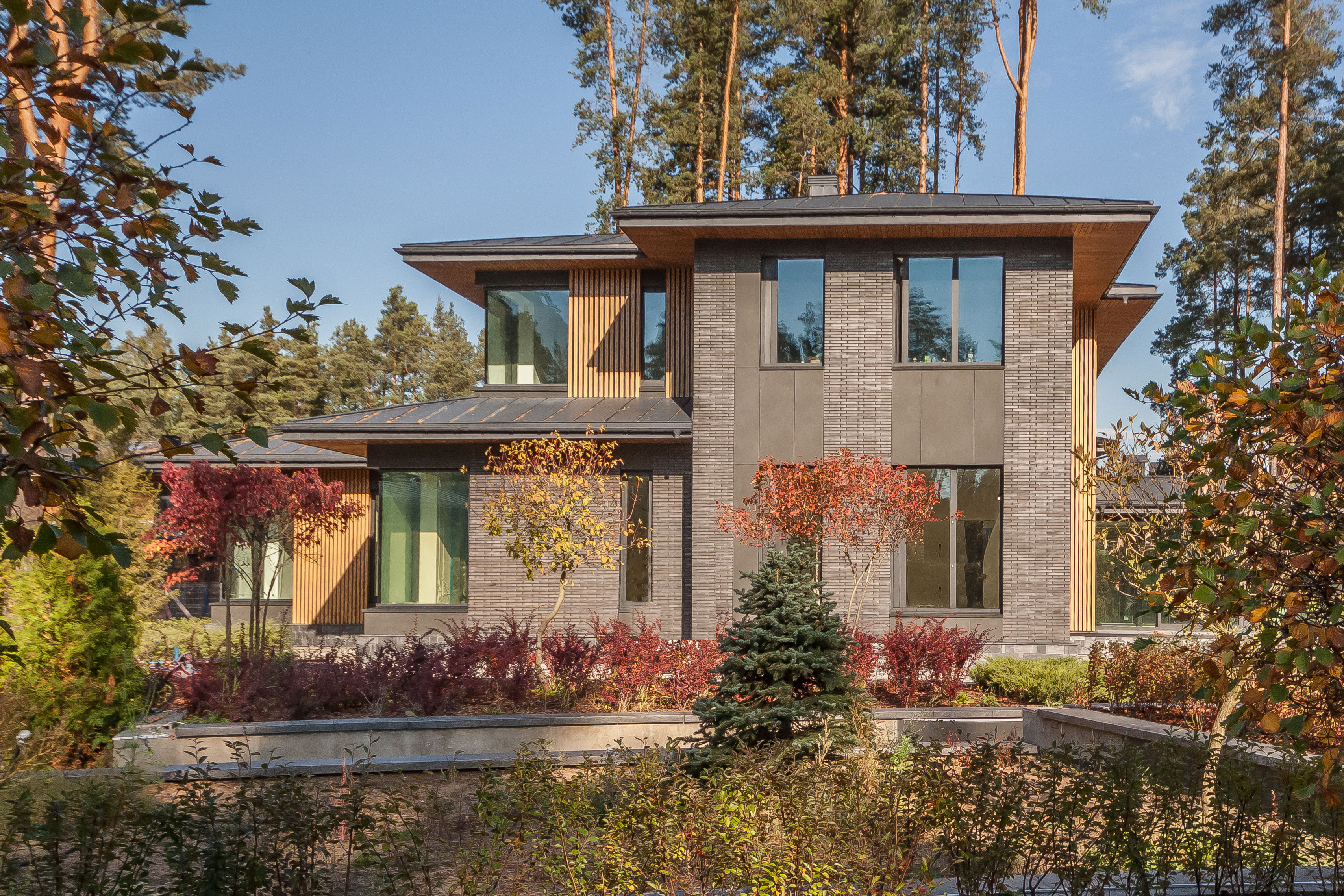 Вилла с беседкой в Охтинском Парке