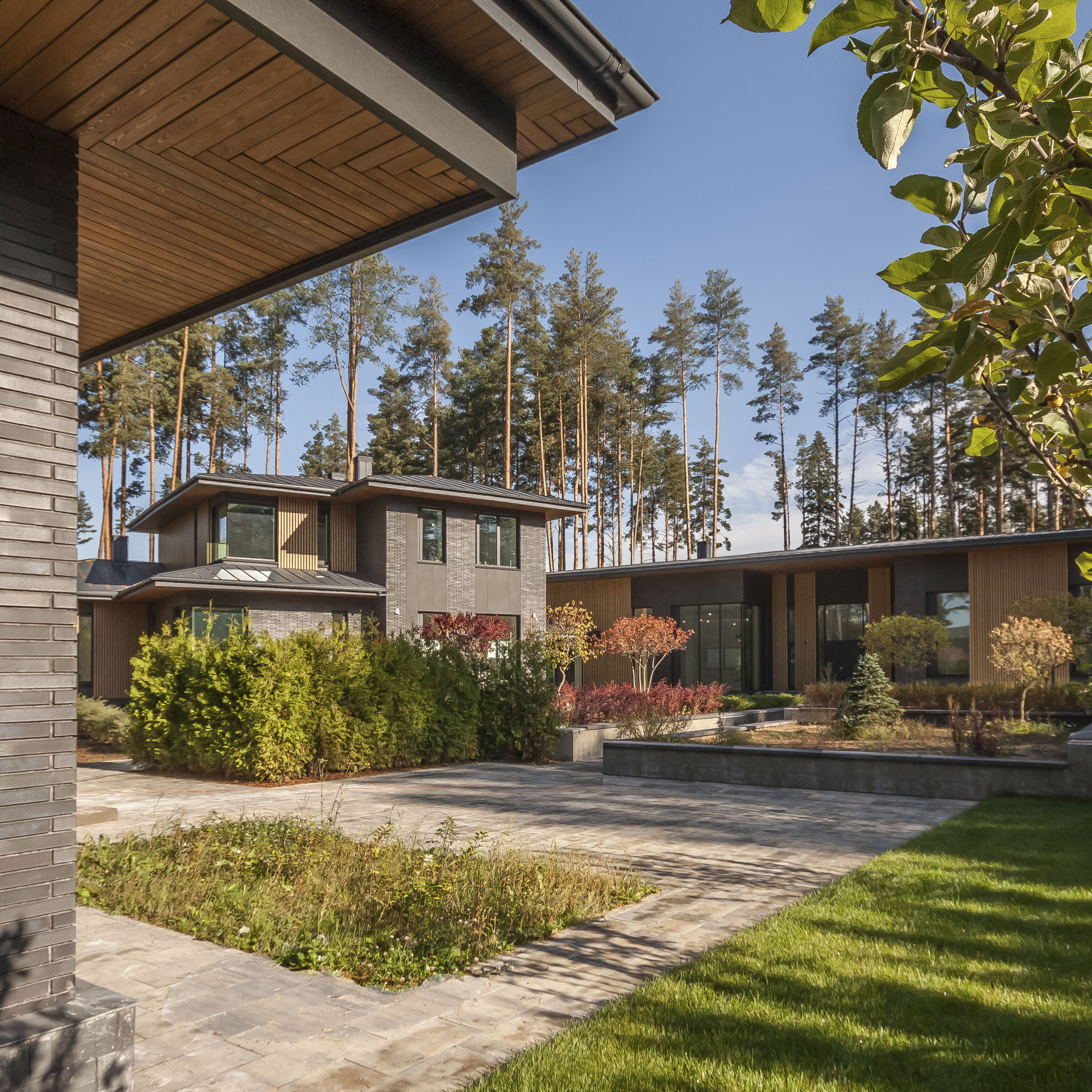 Вилла с беседкой в Охтинском Парке