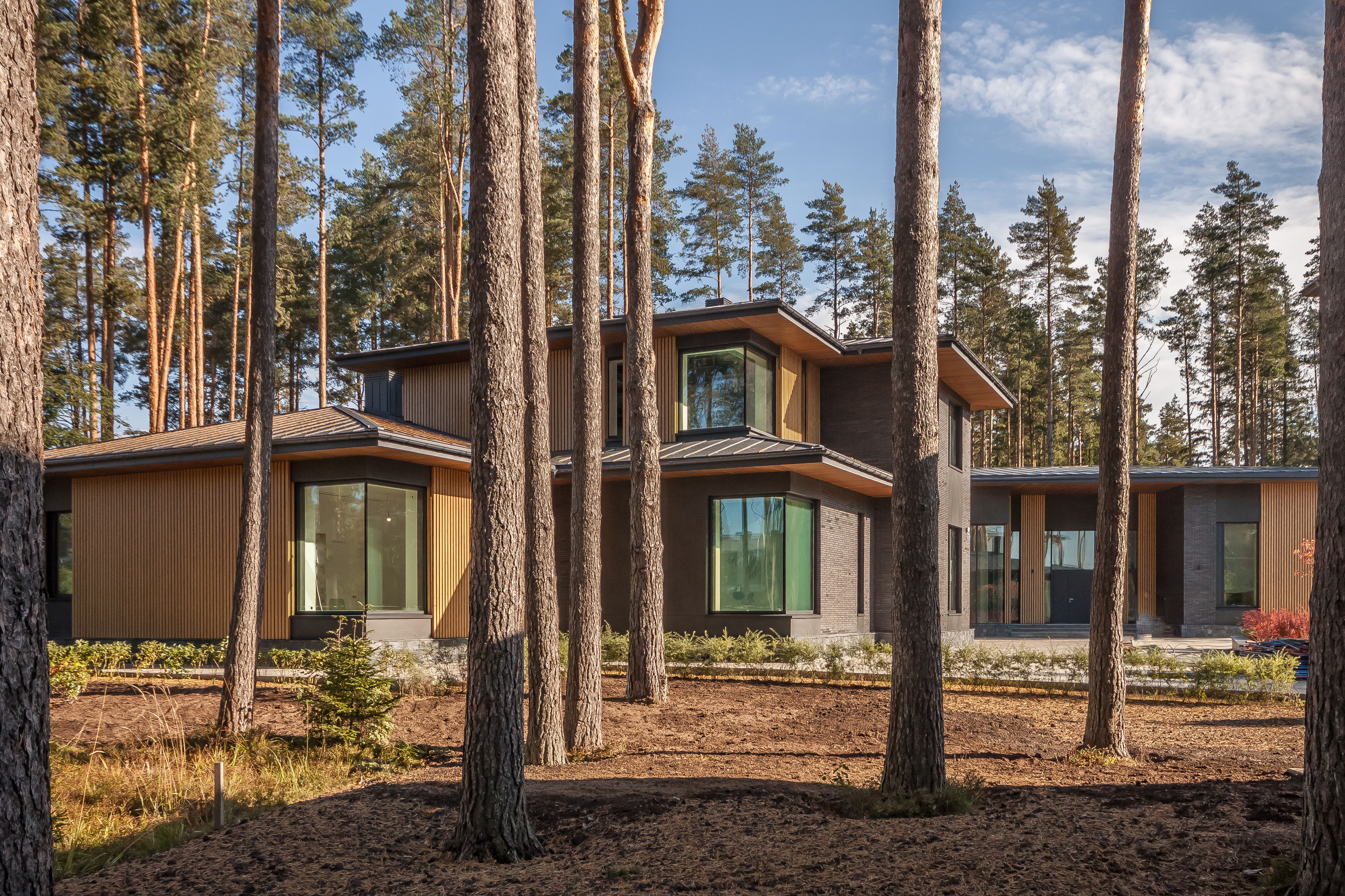 Вилла с беседкой в Охтинском Парке