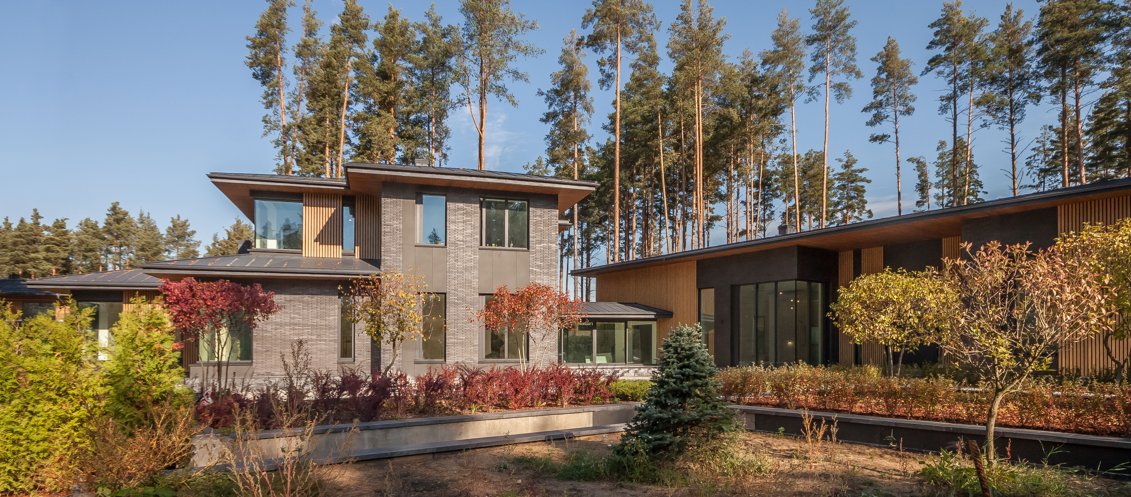 Вилла с беседкой в Охтинском Парке