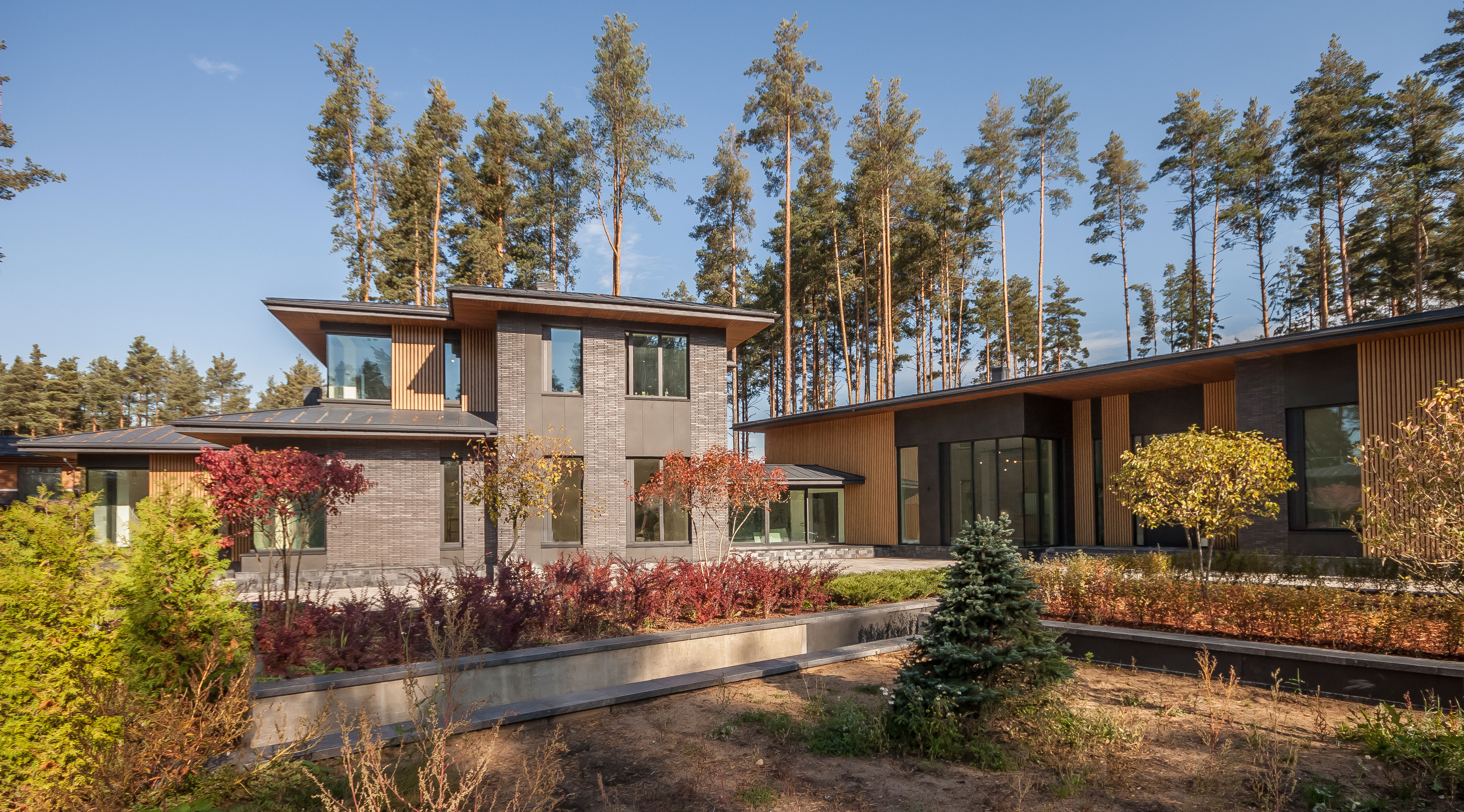 Вилла с беседкой в Охтинском Парке