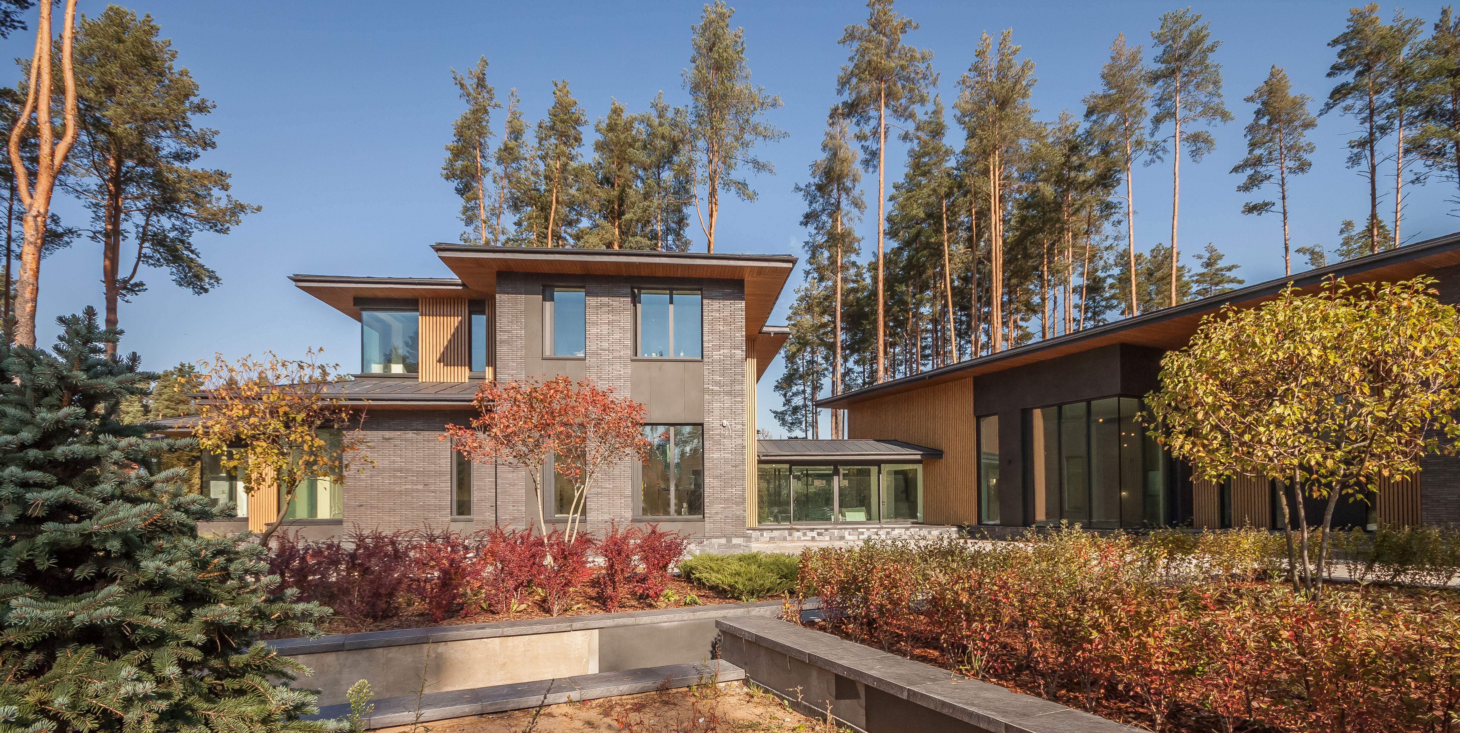 Вилла с беседкой в Охтинском Парке