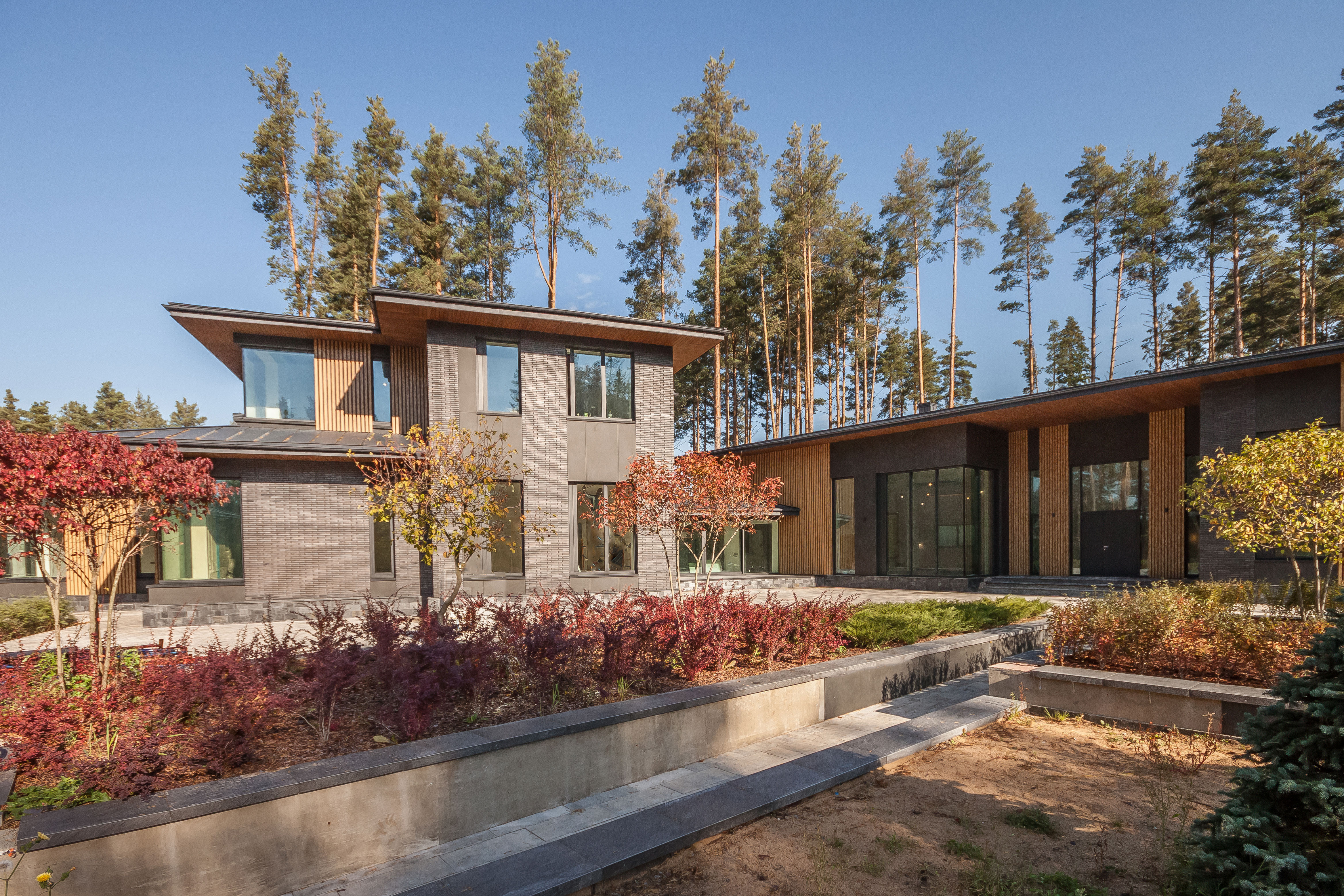 Вилла с беседкой в Охтинском Парке