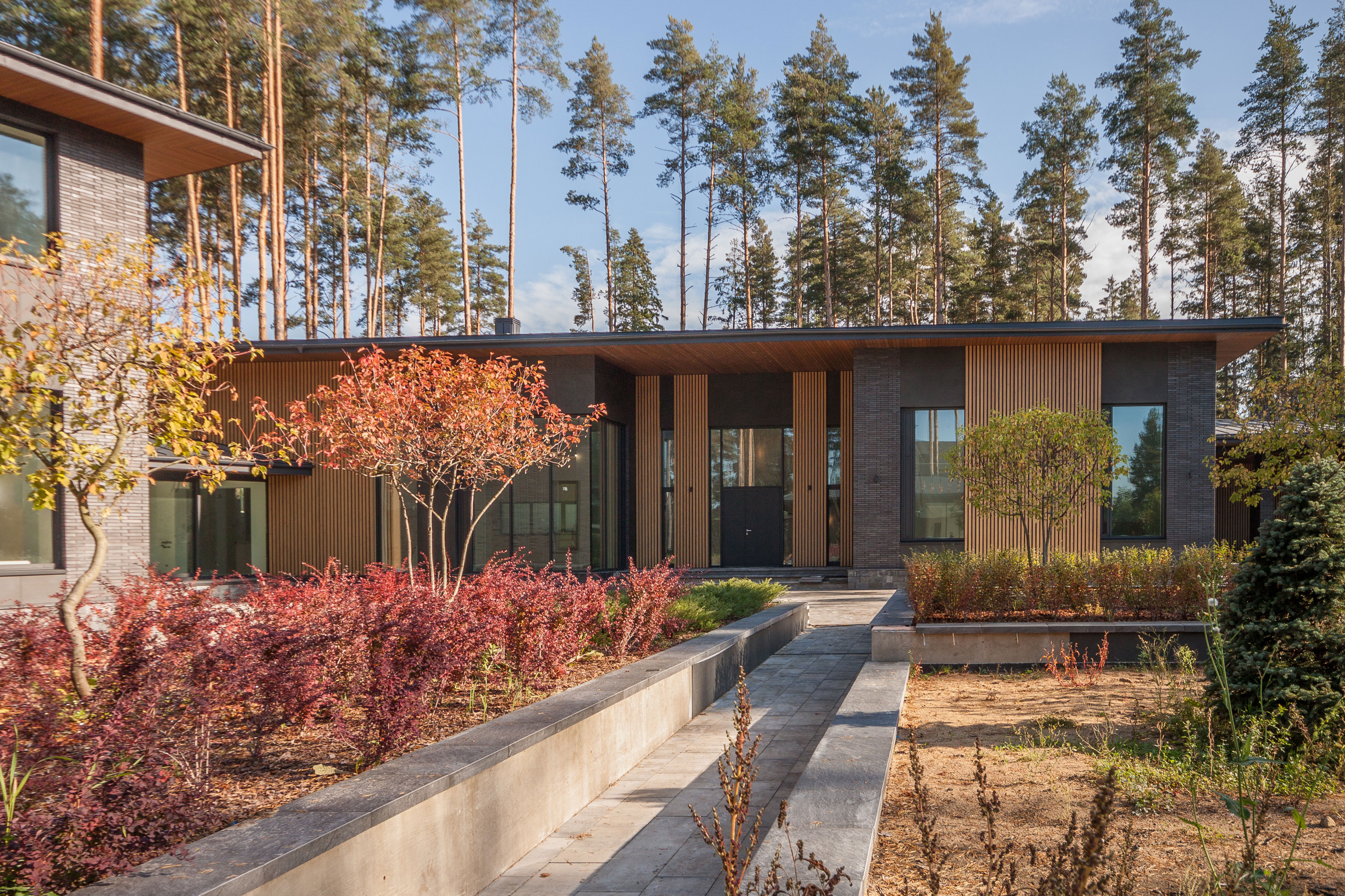 Вилла с беседкой в Охтинском Парке