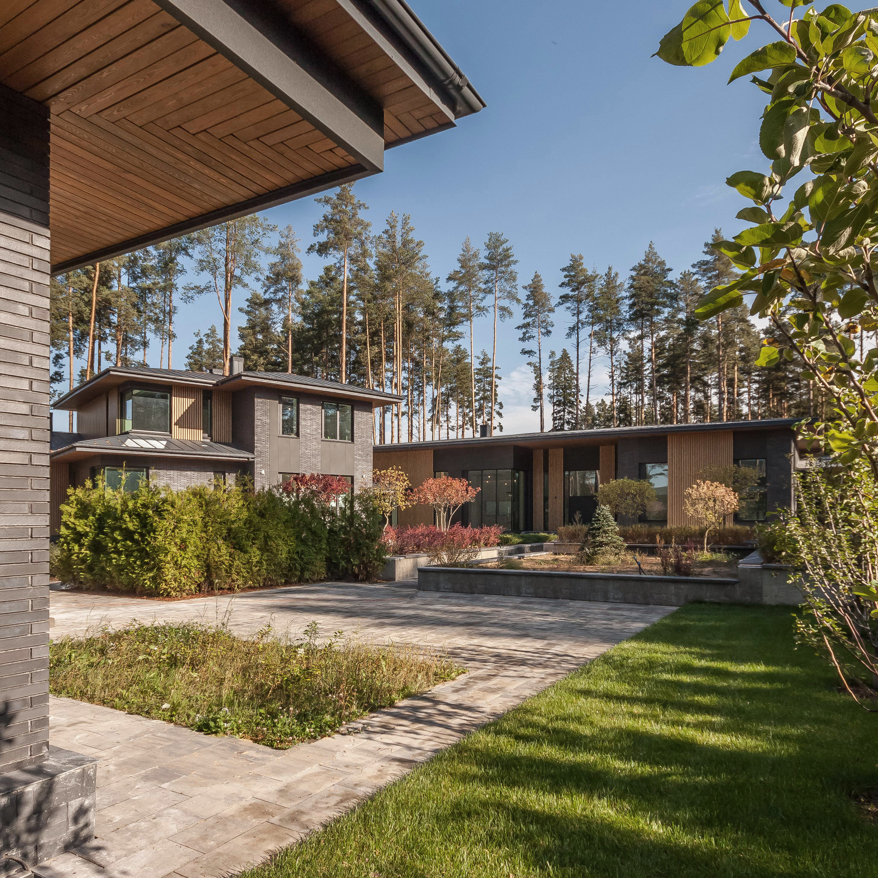 Вилла с беседкой в Охтинском Парке