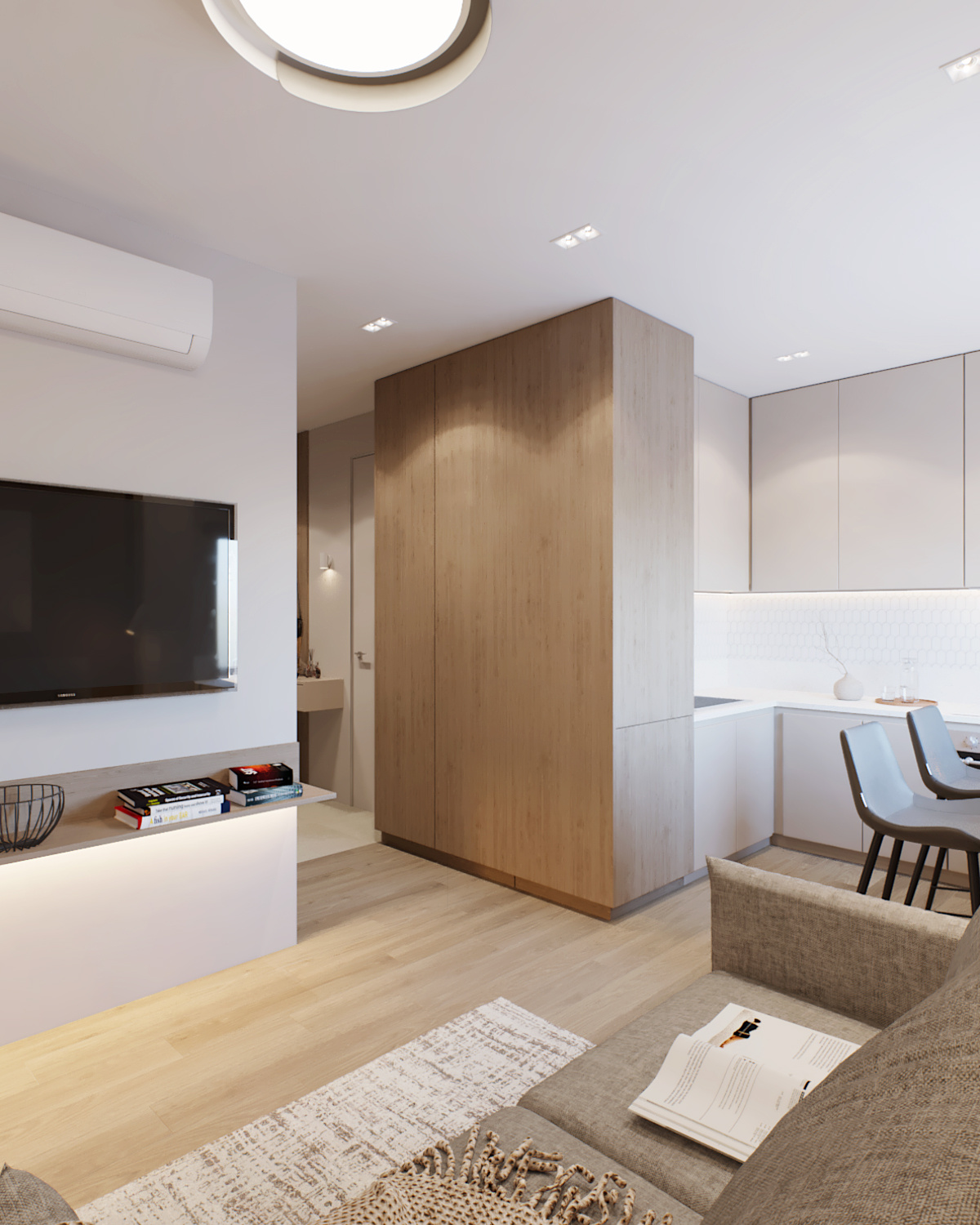 Реализованный проект квартиры 30кв.м.