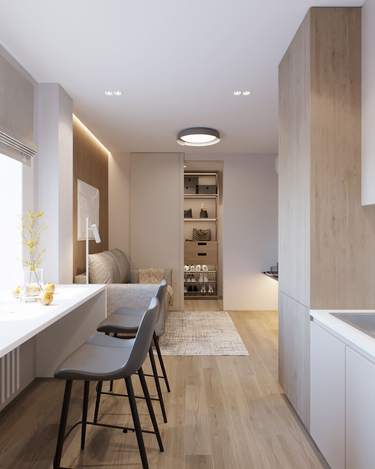 Реализованный проект квартиры 30кв.м.