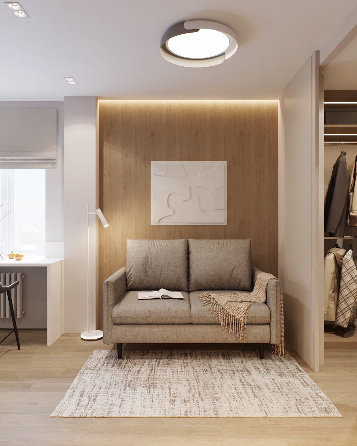 Реализованный проект квартиры 30кв.м.