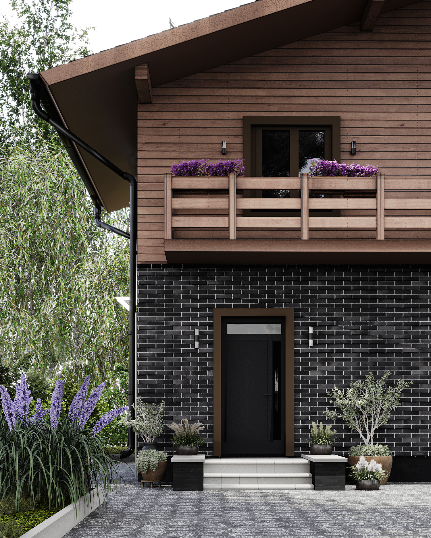 Обложка проекта: Визуализация экстерьера