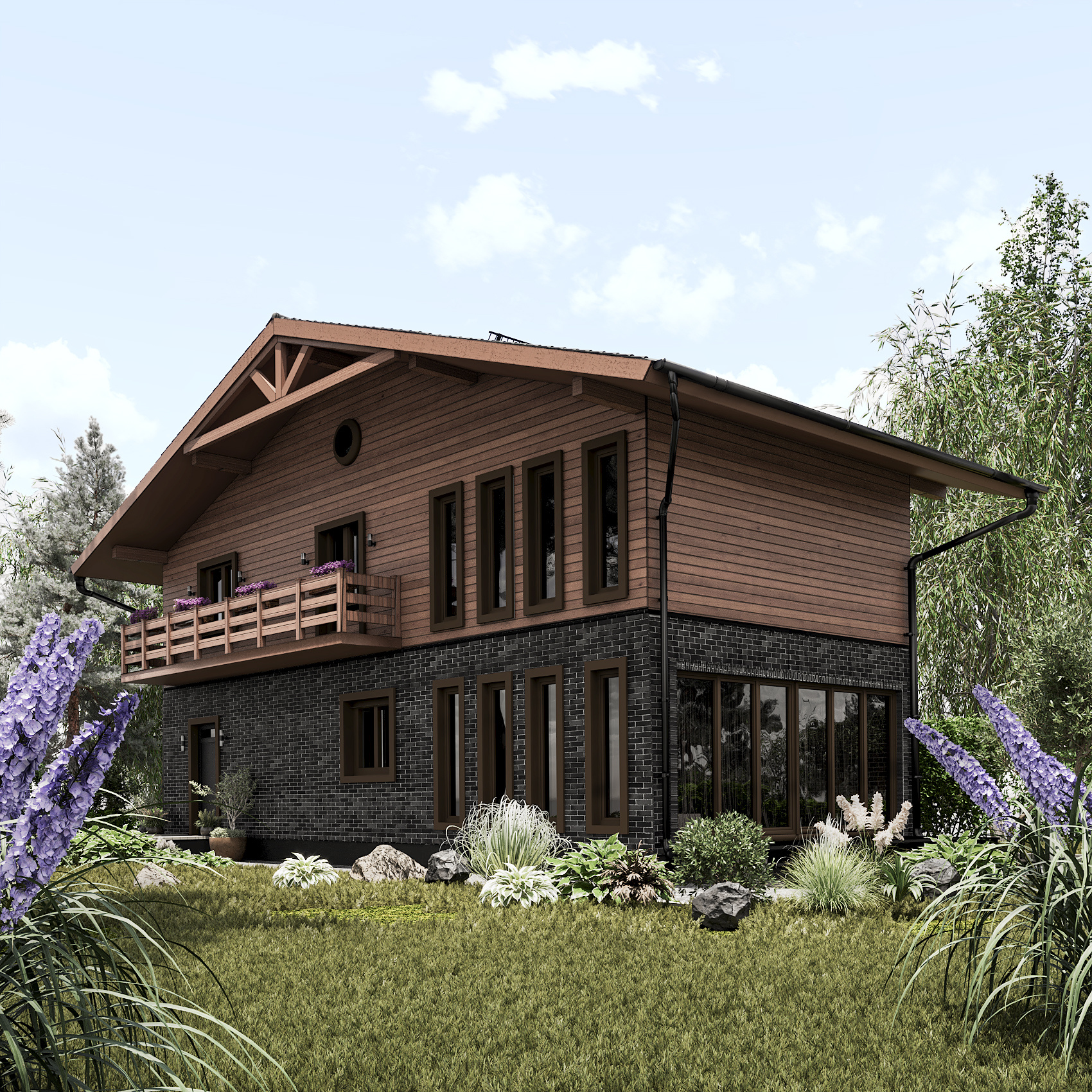 Визуализация экстерьера