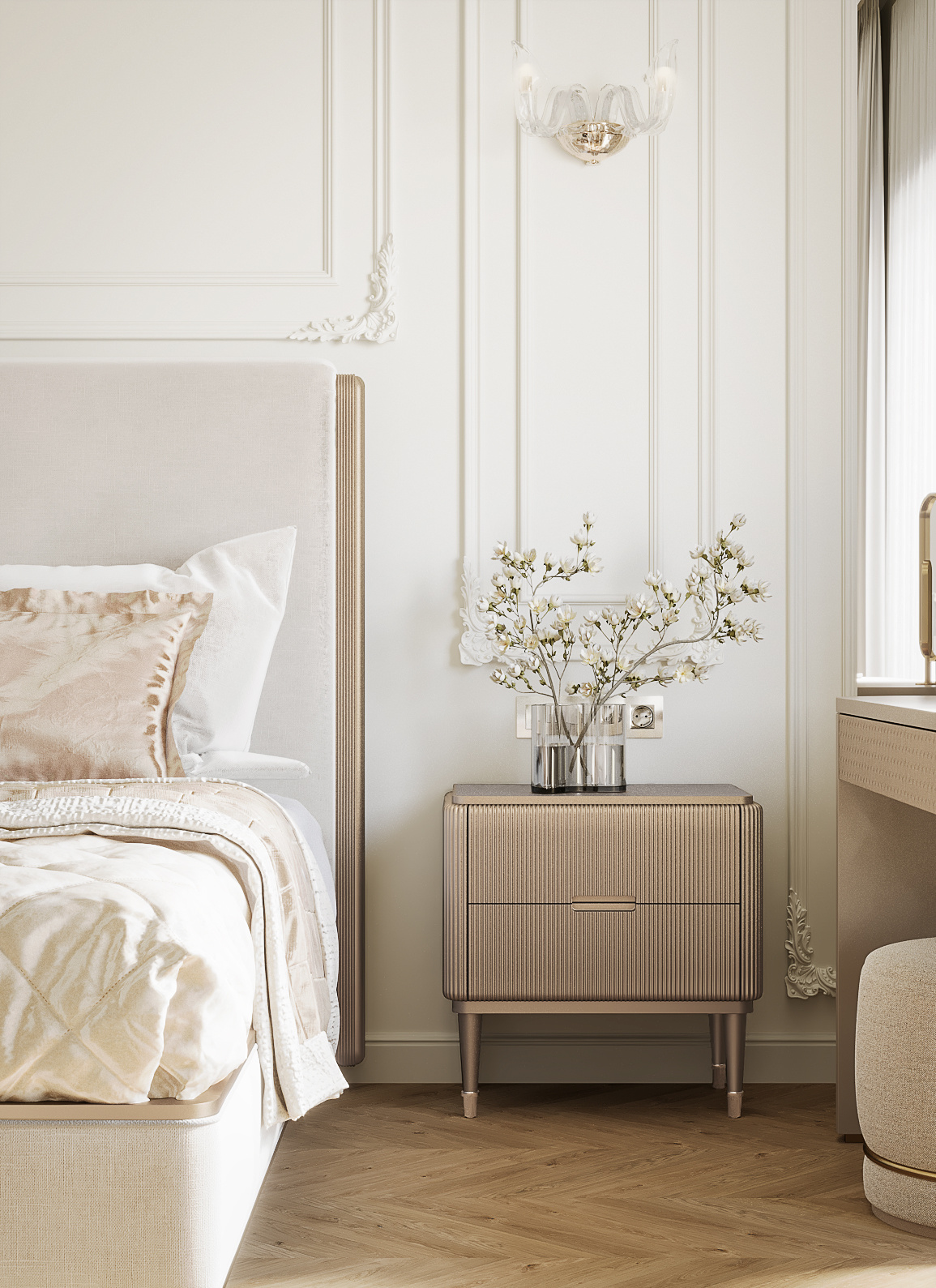 Обложка проекта: Визуализация Спальни. Подмосковье.