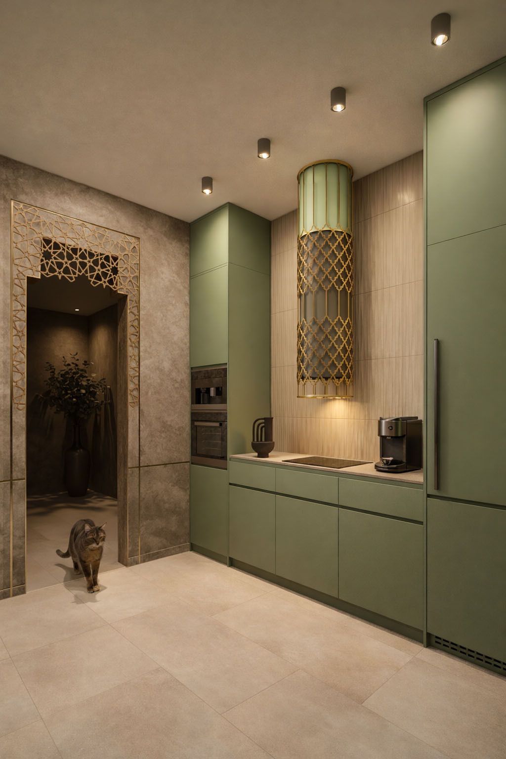 Дизайн квартиры в современном восточном стиле Москва ЖК Остров