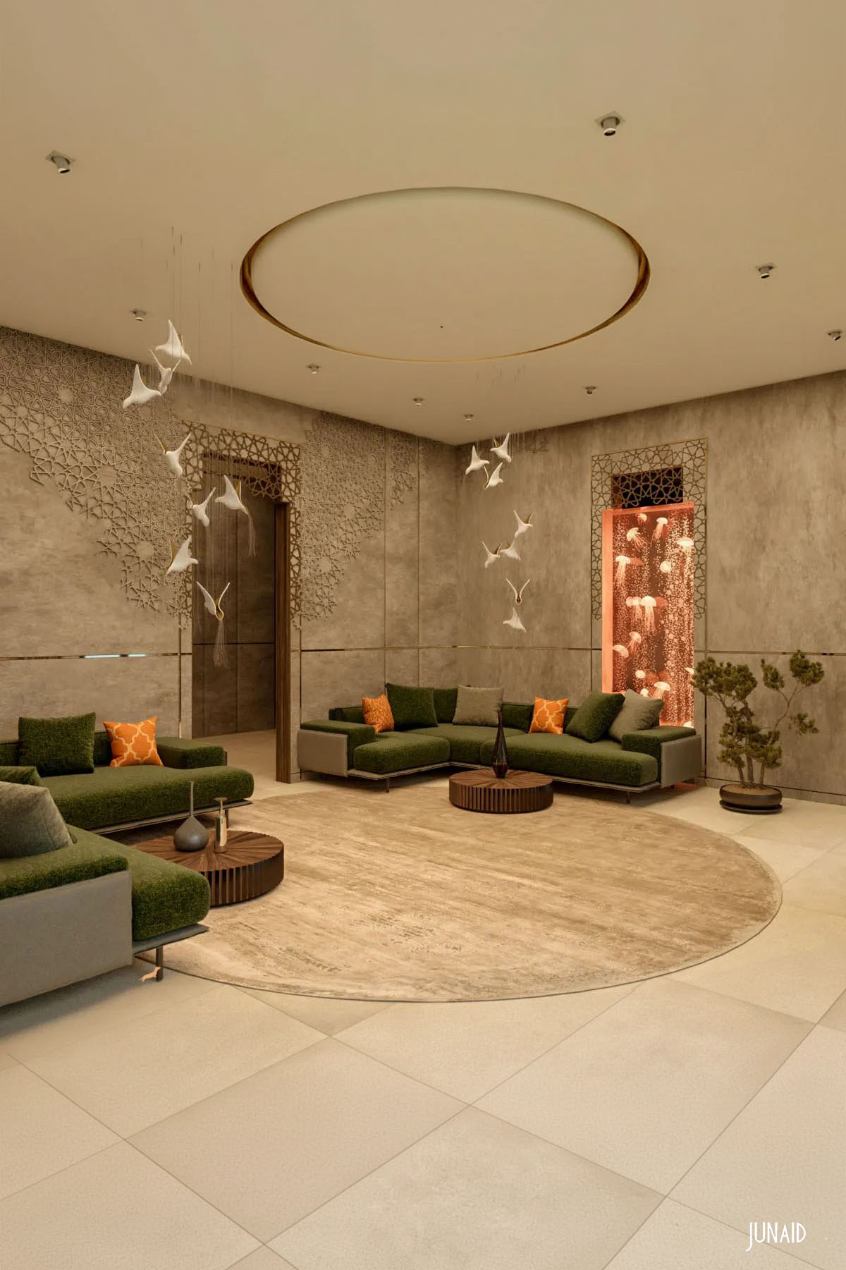 Дизайн квартиры в современном восточном стиле Москва ЖК Остров