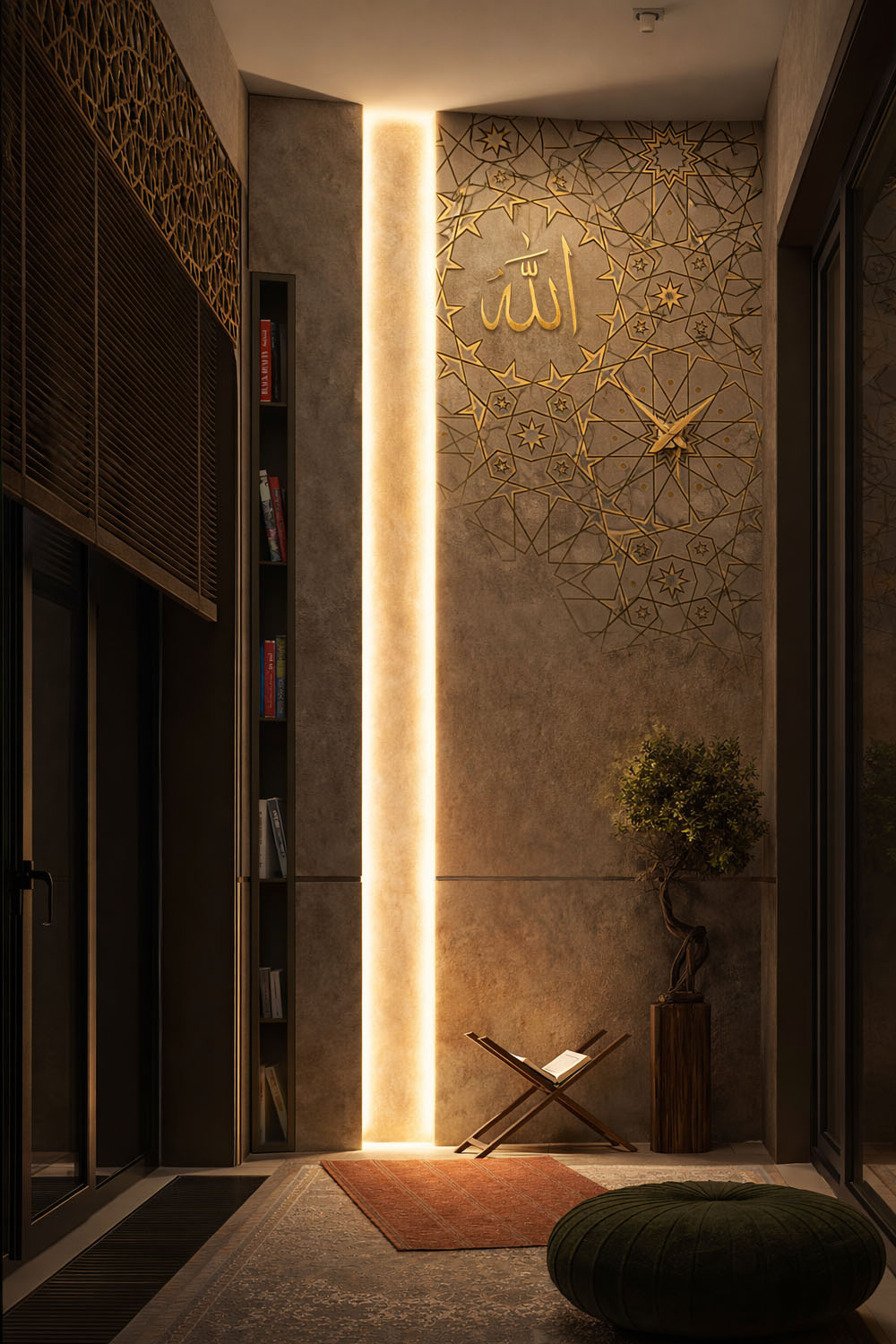 Дизайн квартиры в современном восточном стиле Москва ЖК Остров