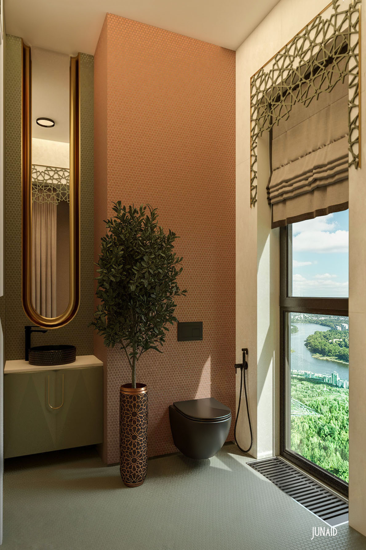 Дизайн квартиры в современном восточном стиле Москва ЖК Остров