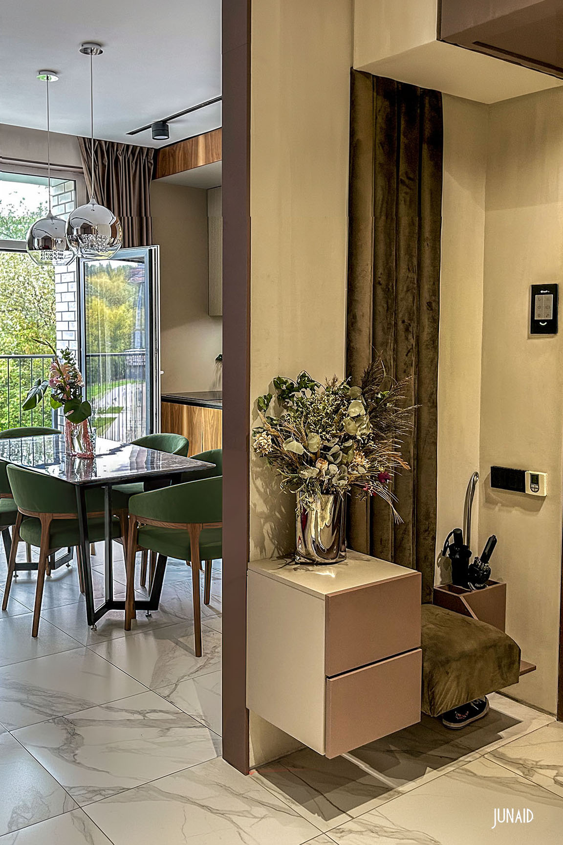 Дизайн-проект 3-комнатной квартиры 76 м² в ЖК Life Кутузовский, Москва