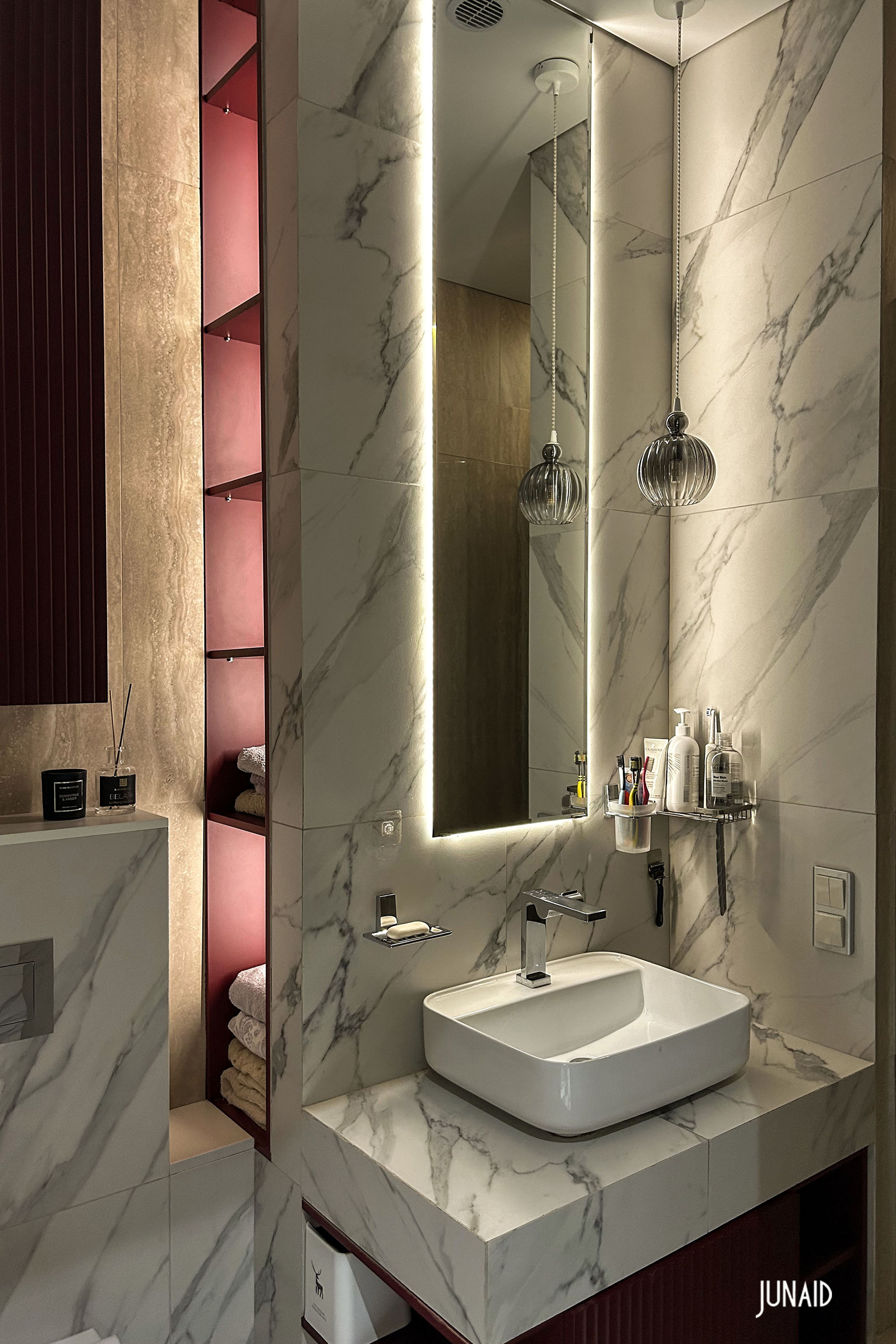 Дизайн-проект 3-комнатной квартиры 76 м² в ЖК Life Кутузовский, Москва