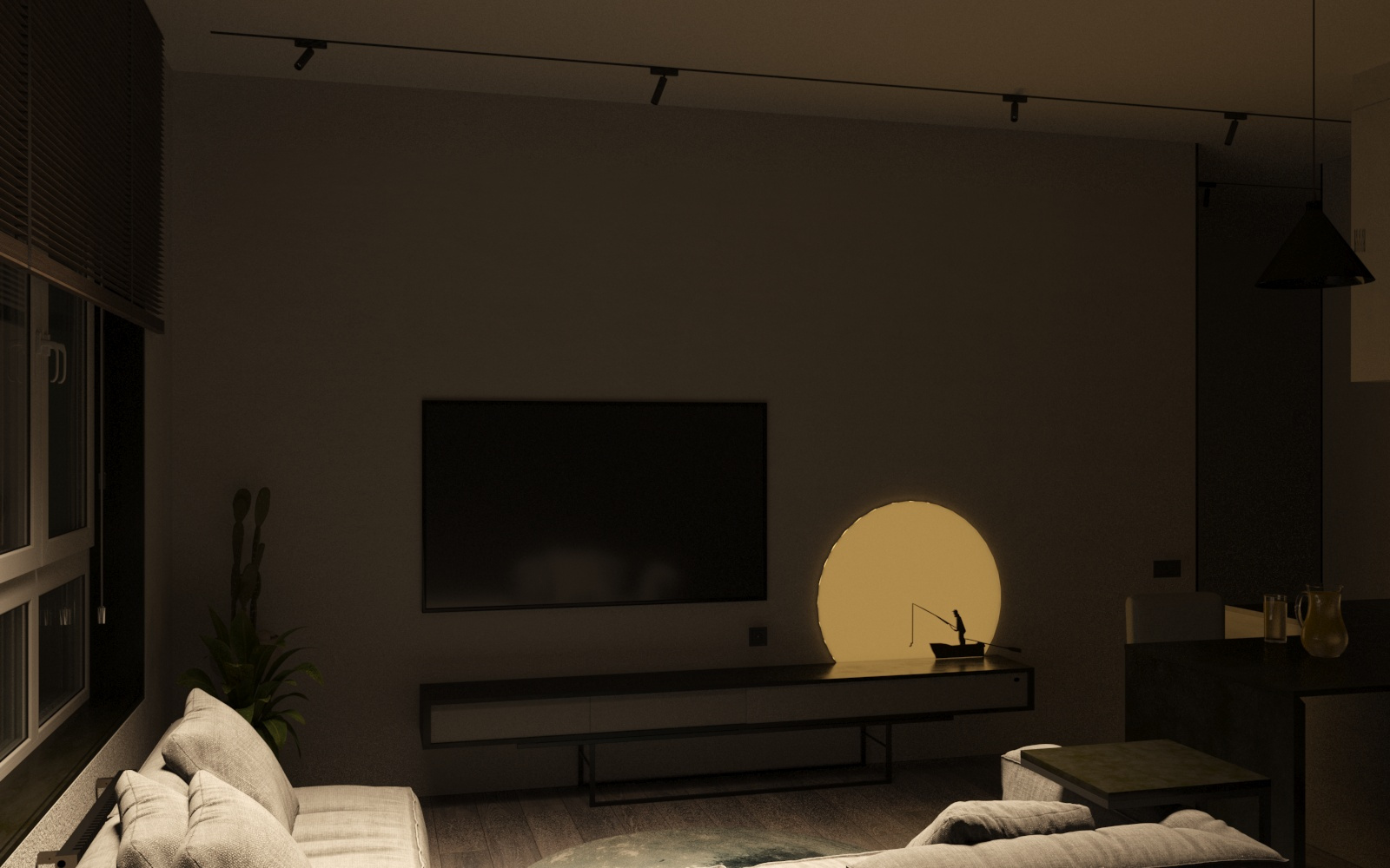 Минимализм и функциональность: Квартира 40м² для молодой пары в ЖК «Сердце Столицы»"