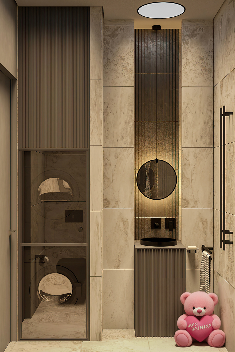 Минимализм и функциональность: Квартира 40м² для молодой пары в ЖК «Сердце Столицы»"