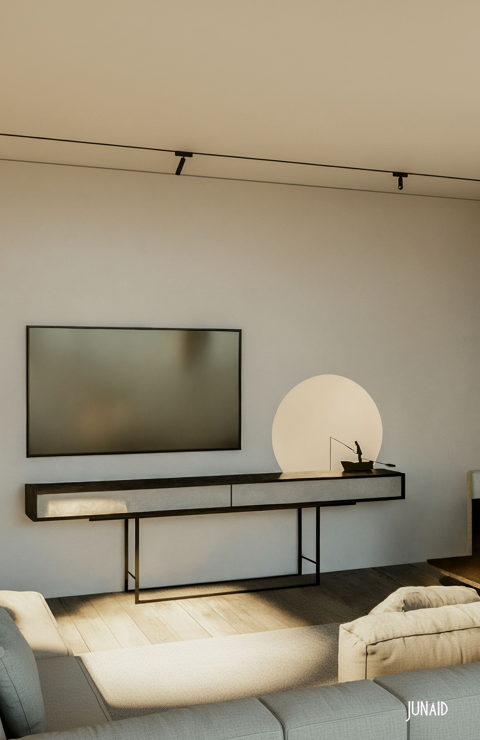 Минимализм и функциональность: Квартира 40м² для молодой пары в ЖК «Сердце Столицы»"