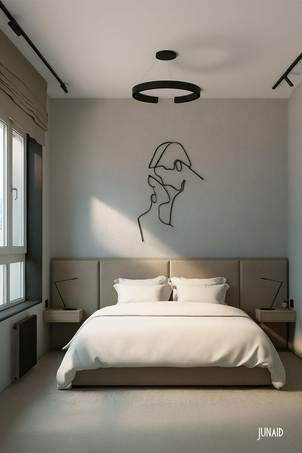 Минимализм и функциональность: Квартира 40м² для молодой пары в ЖК «Сердце Столицы»"