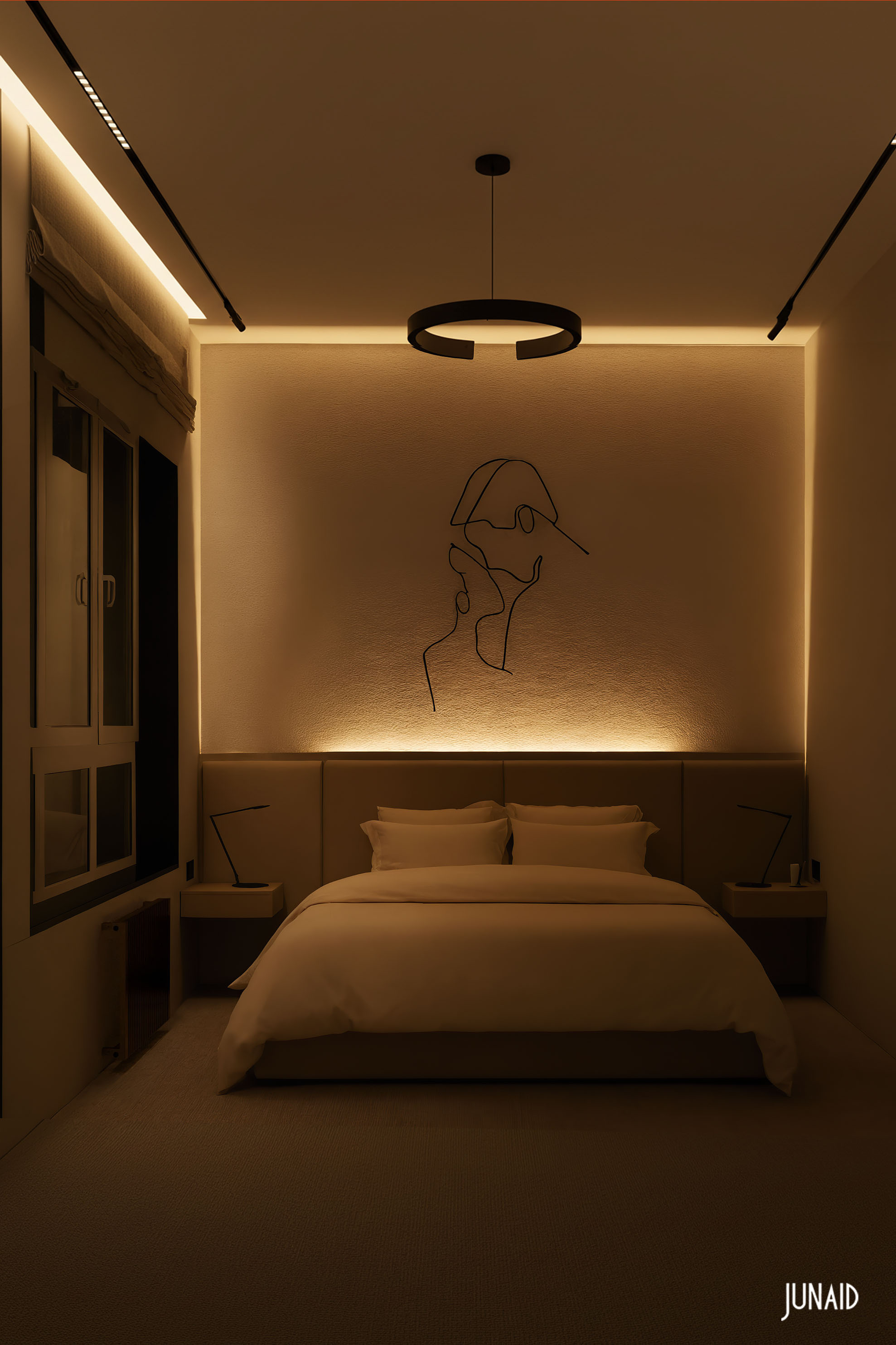 Обложка проекта: Минимализм и функциональность: Квартира 40м² для молодой пары в ЖК «Сердце Столицы»"