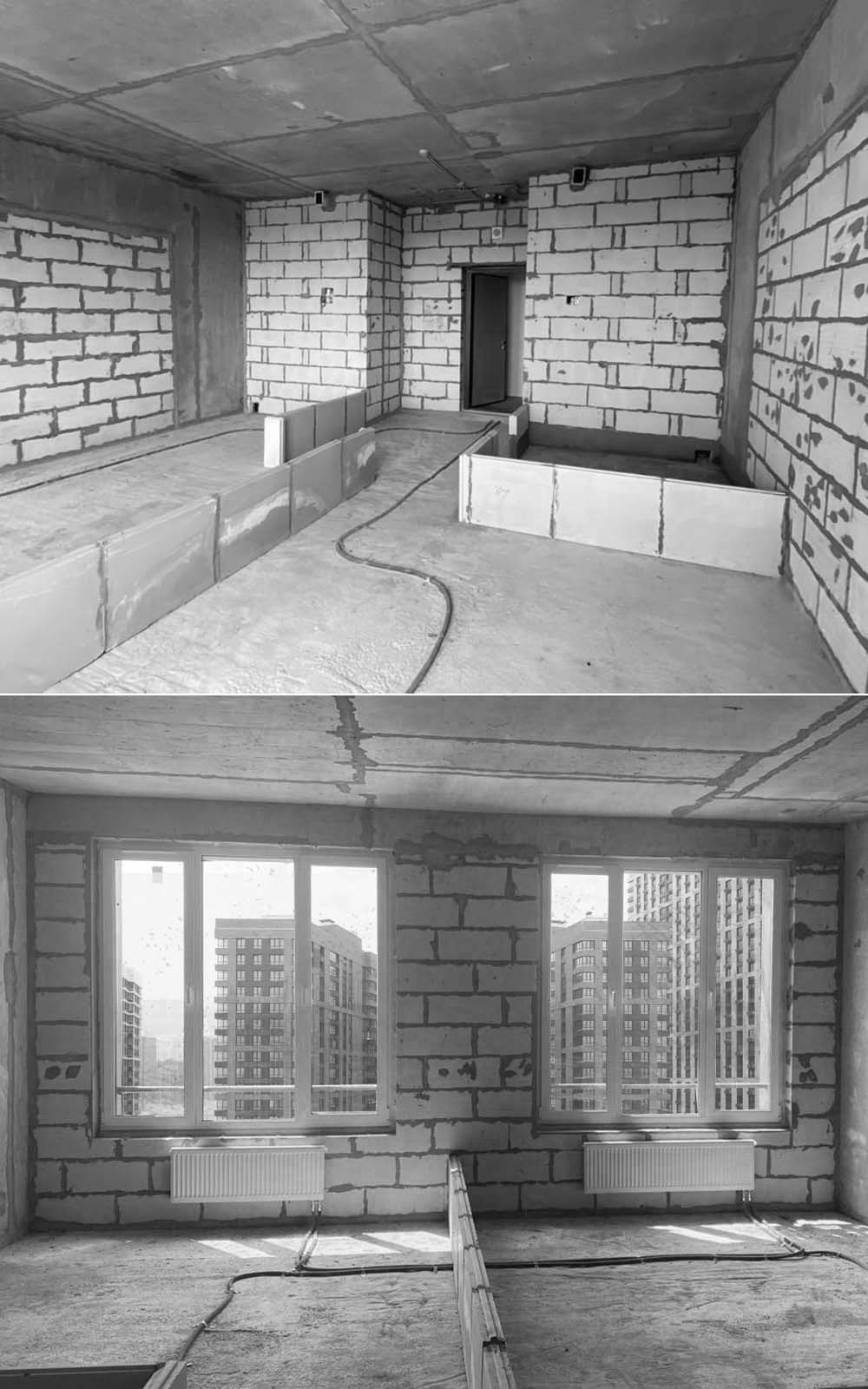 Минимализм и функциональность: Квартира 40м² для молодой пары в ЖК «Сердце Столицы»"