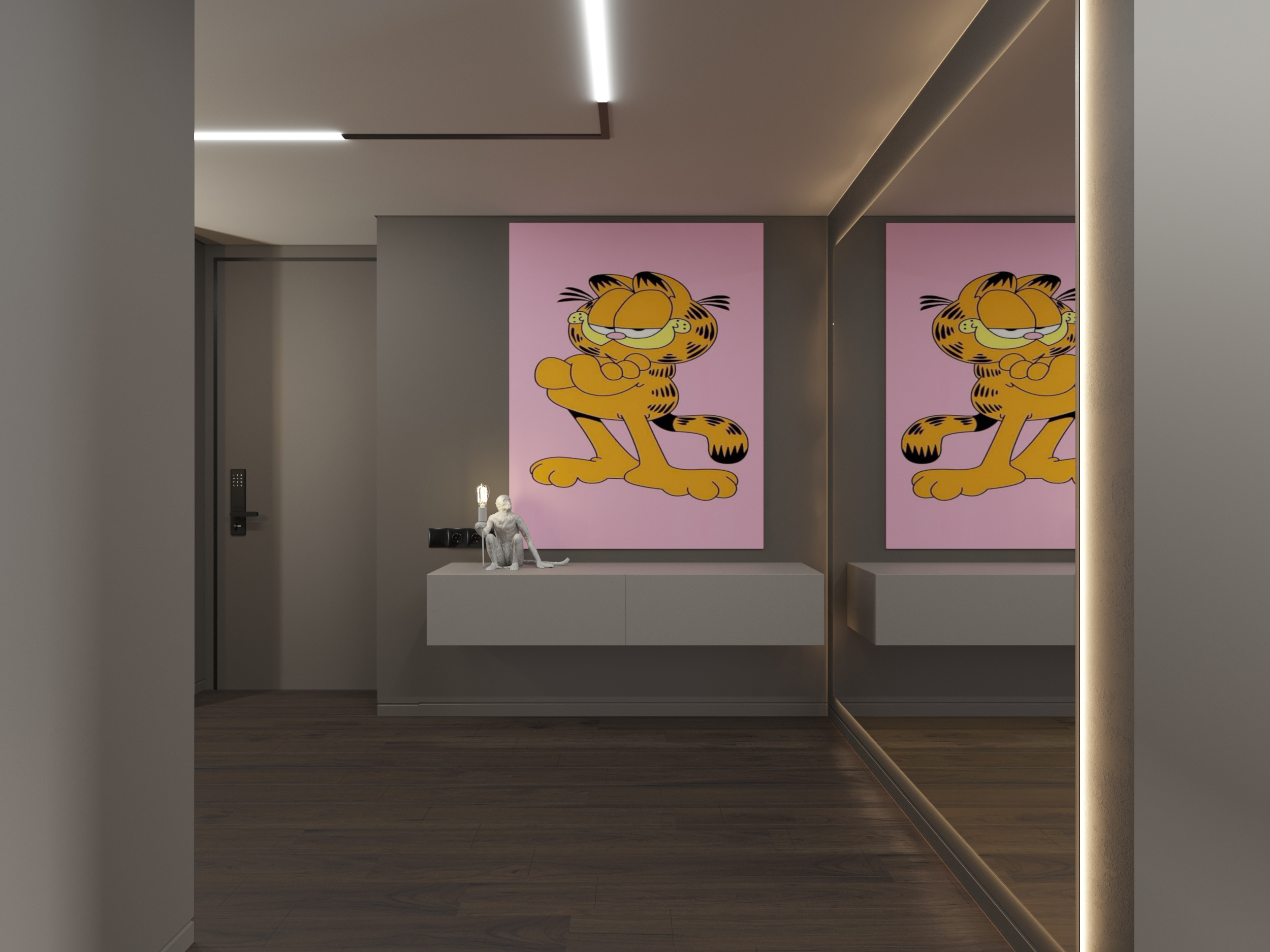 Квартира для молодой семьи в небоскребе