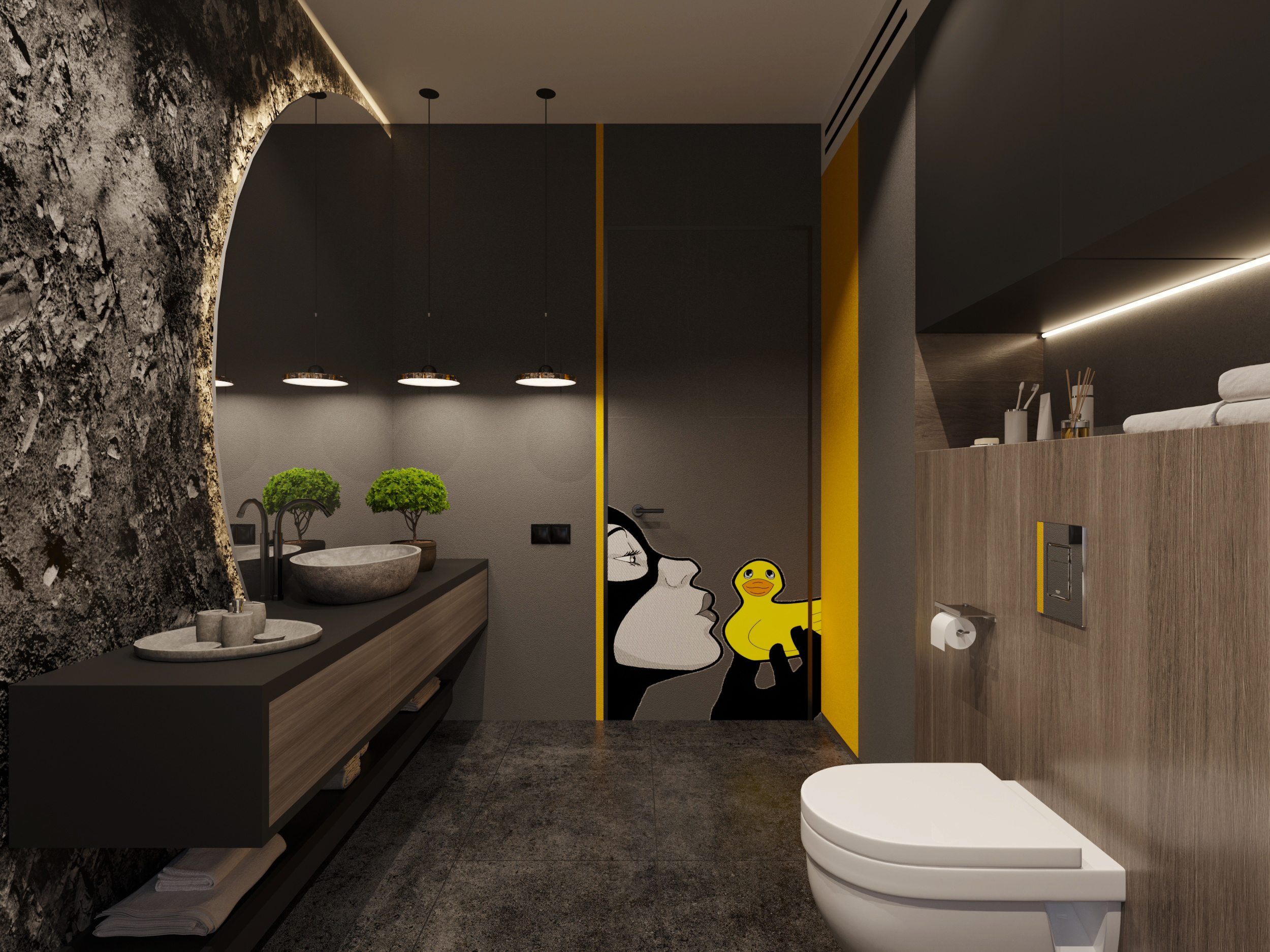 Квартира для молодой семьи в небоскребе