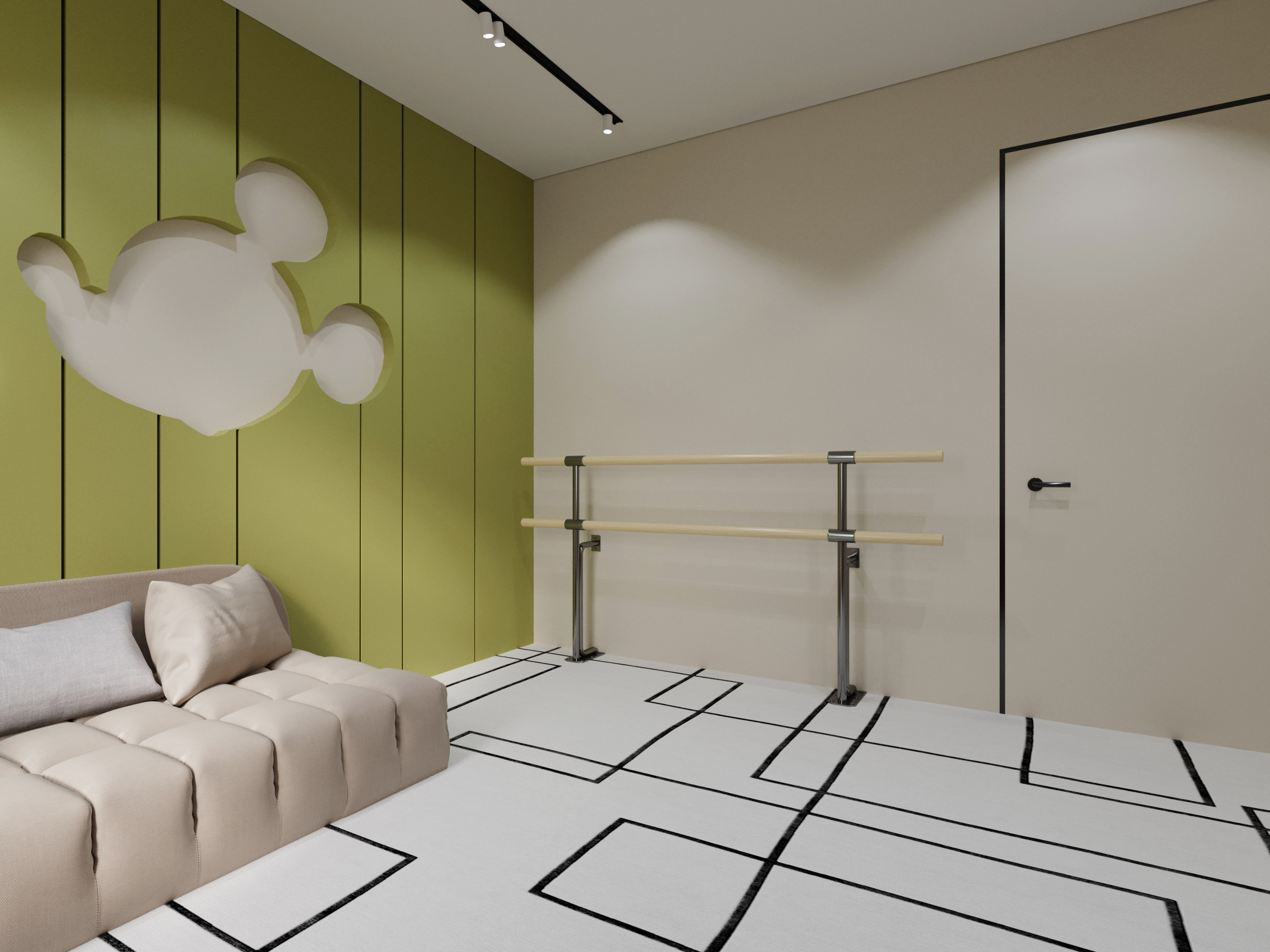 Квартира для молодой семьи в небоскребе