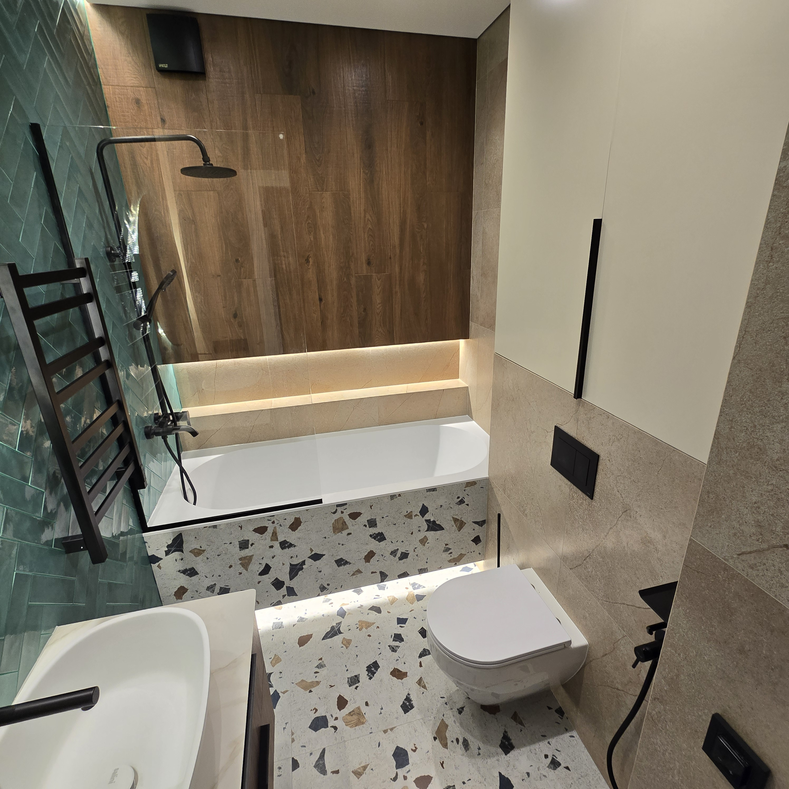 Ремонт в Ванной комнате на ул.Маргелова