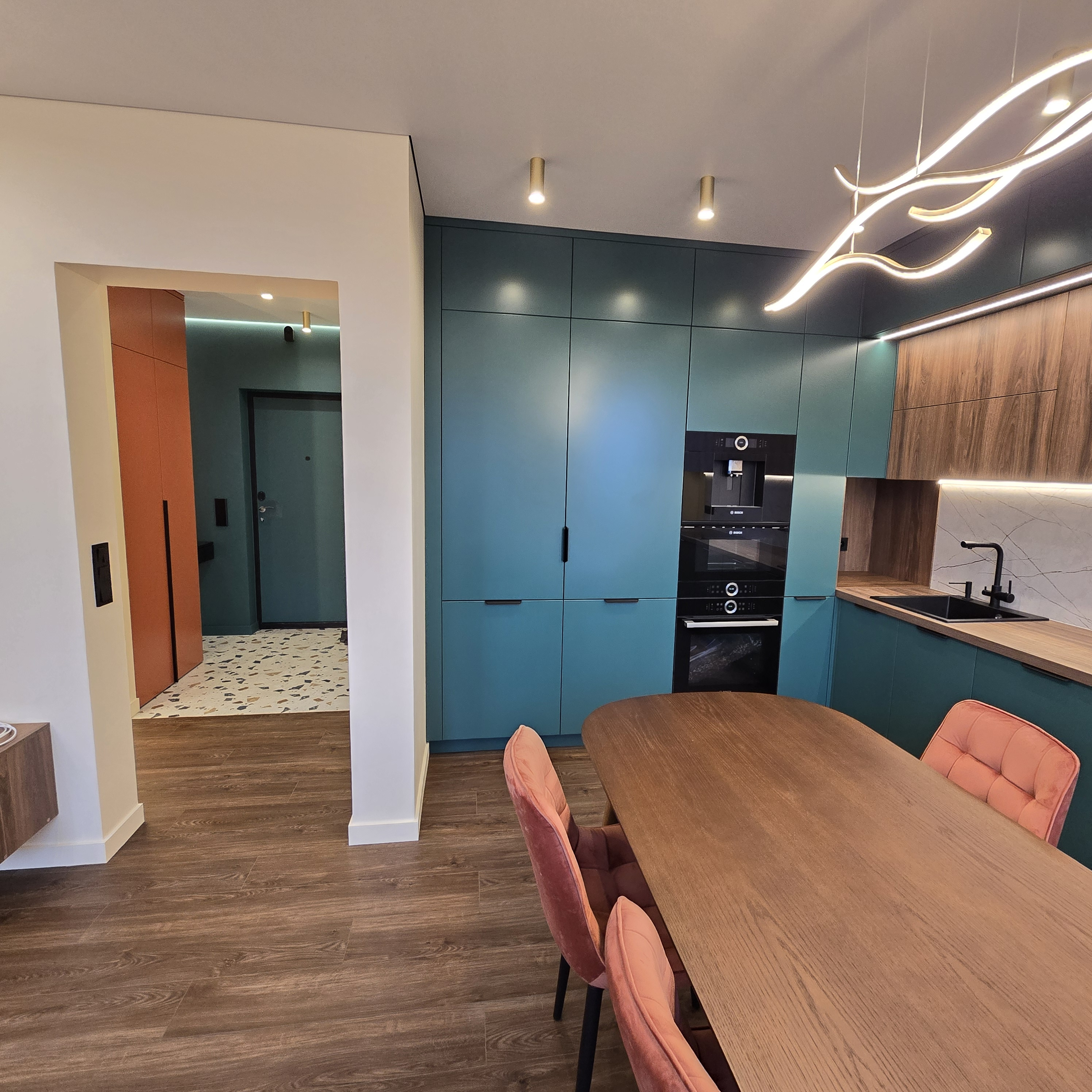 Ремонт в кухне-гостиной