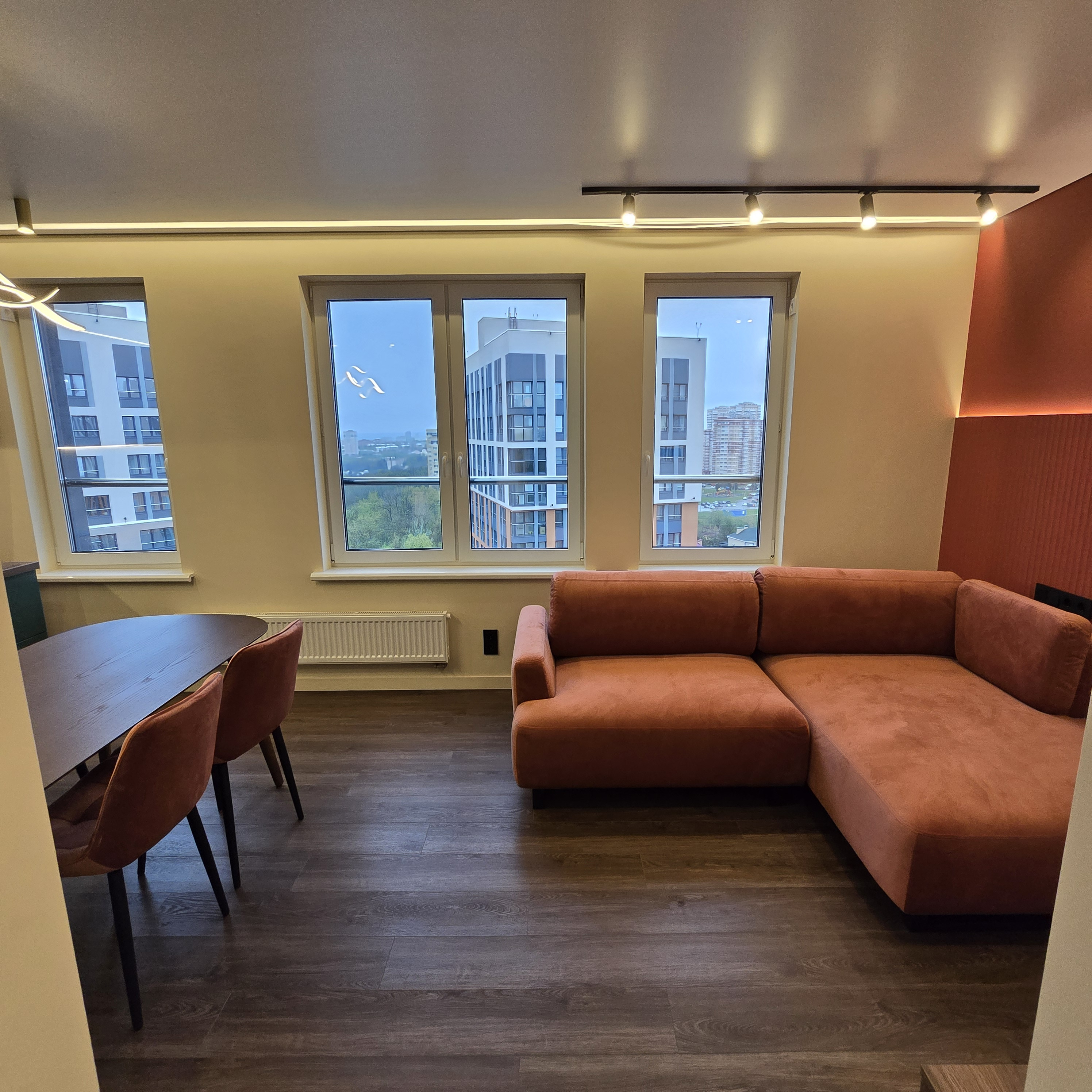 Ремонт в кухне-гостиной