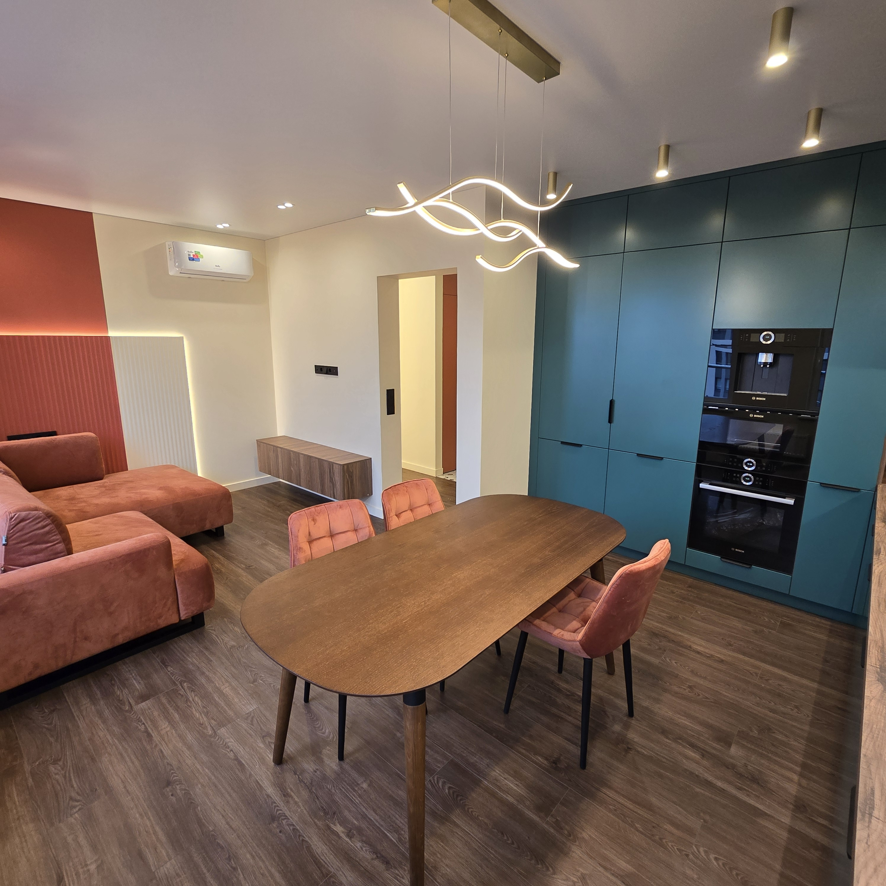 Ремонт в кухне-гостиной