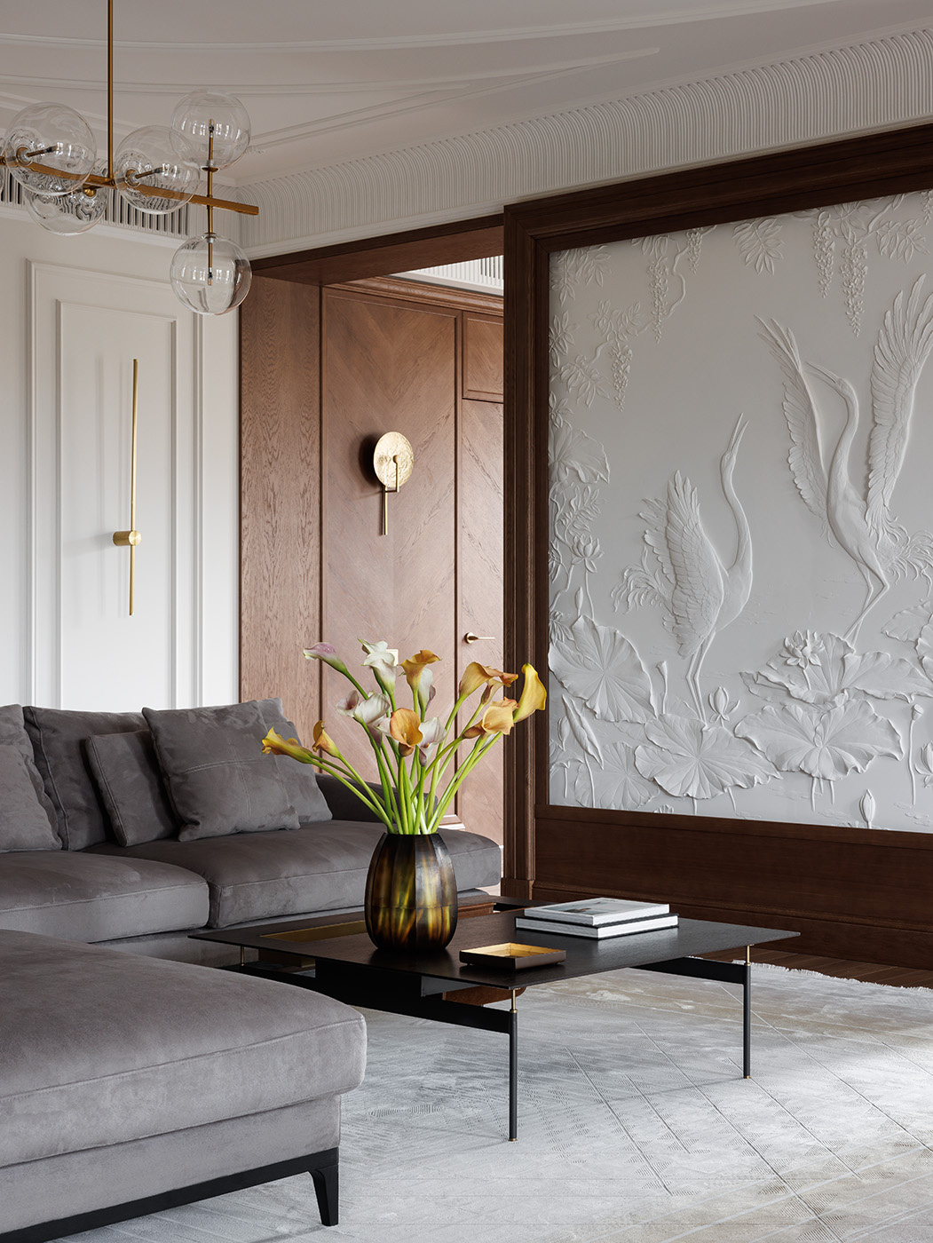 Квартира в светлых тонах 400 кв.м