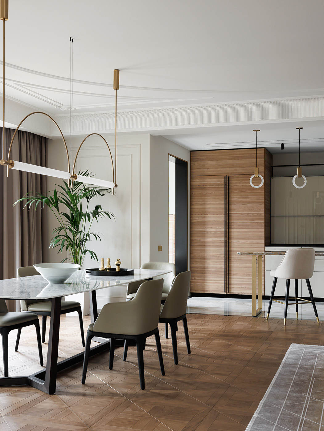 Квартира в светлых тонах 400 кв.м