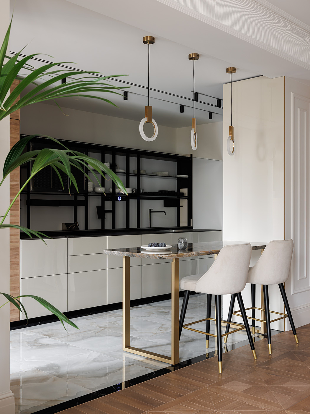 Квартира в светлых тонах 400 кв.м