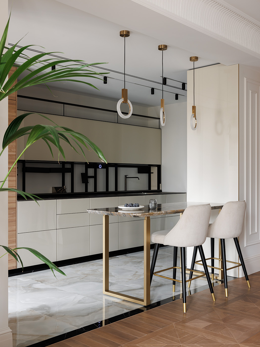 Квартира в светлых тонах 400 кв.м