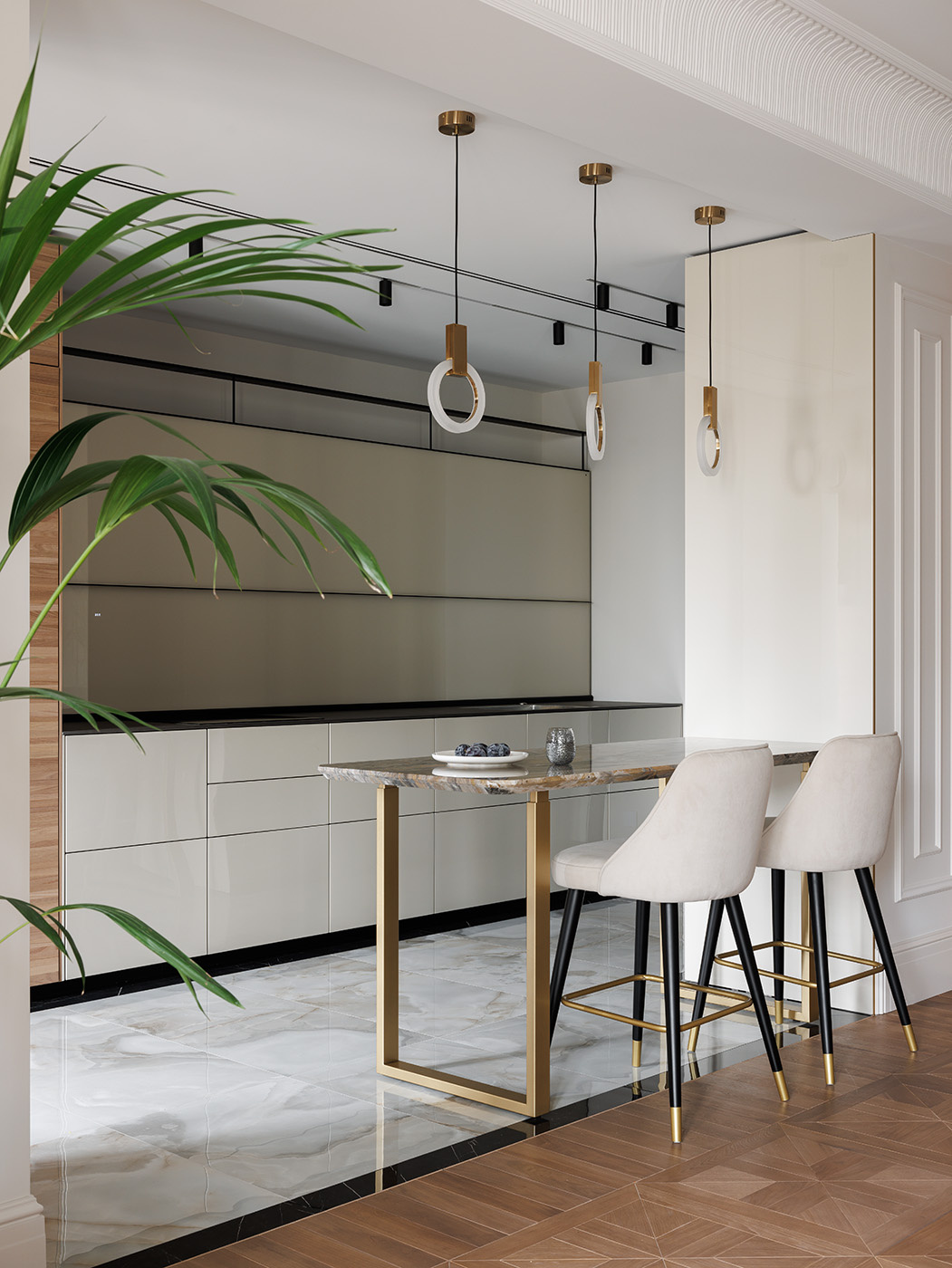 Квартира в светлых тонах 400 кв.м