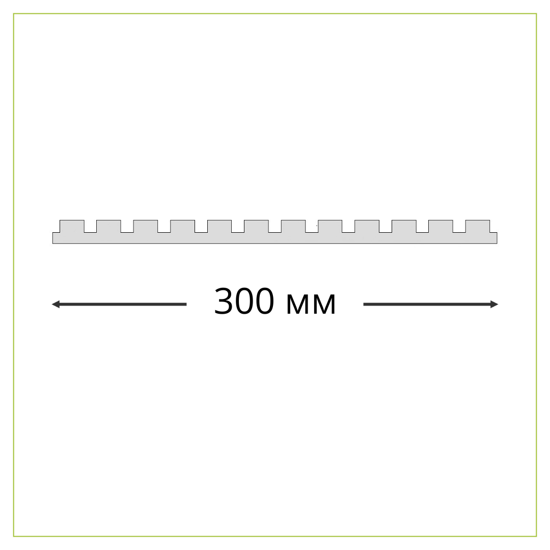 Гипсовые реечные 3D панели