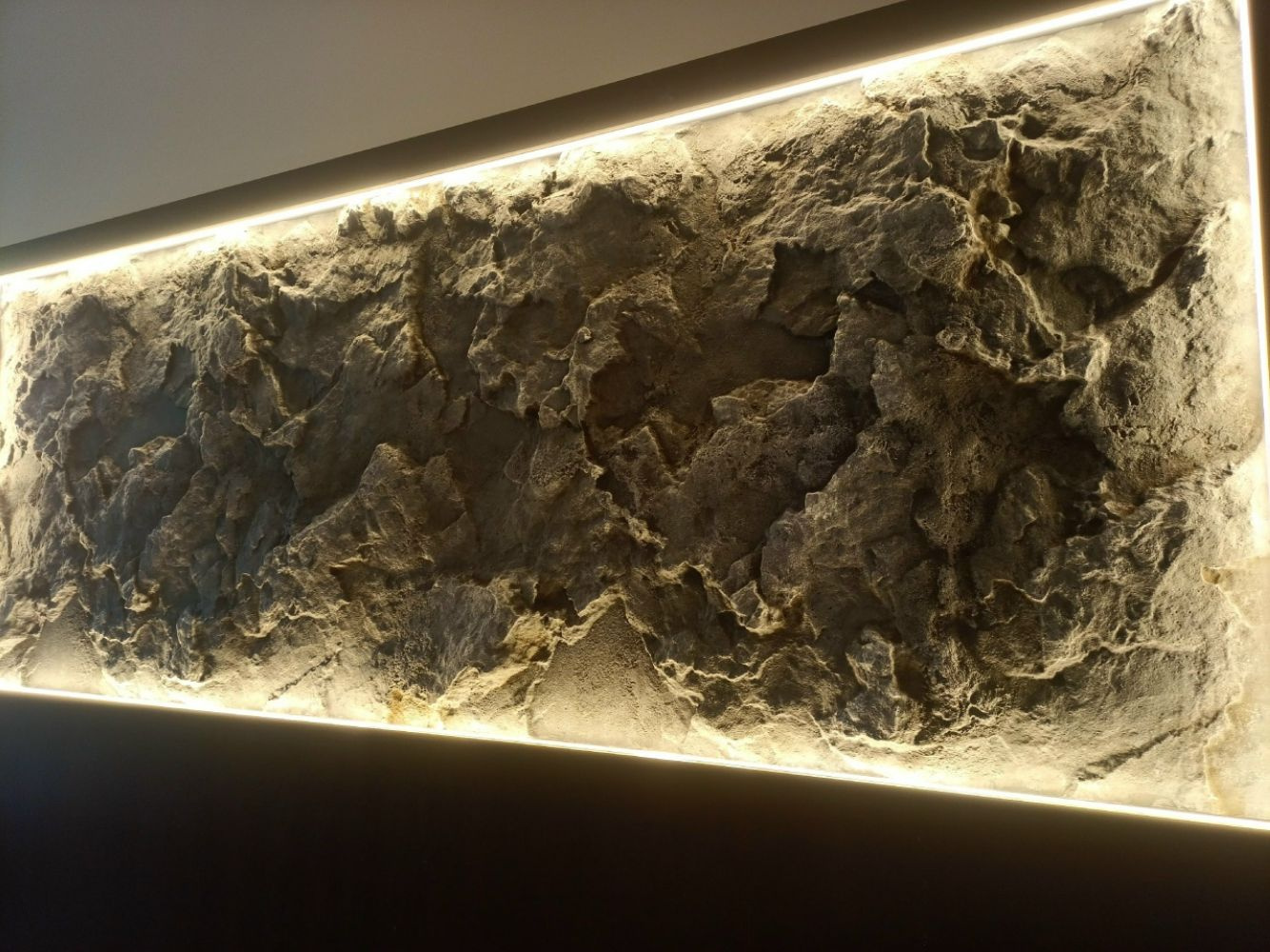 Гипсовый барельеф Скала, имитация скалы