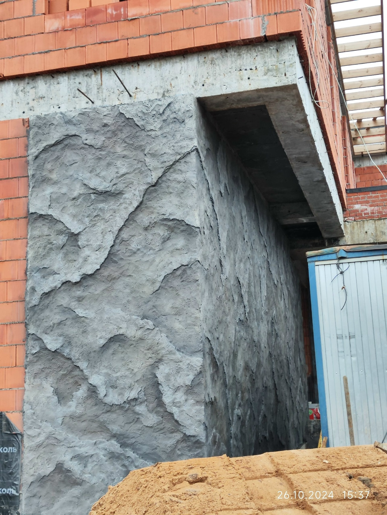 Гипсовый барельеф Скала, имитация скалы