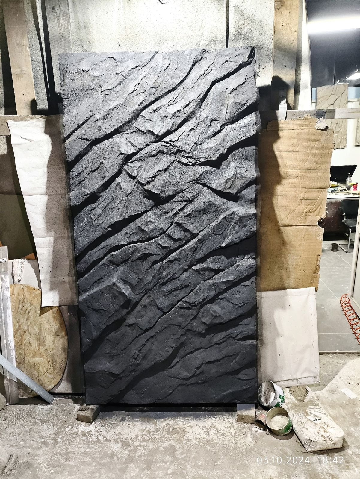 Гипсовый барельеф Скала, имитация скалы